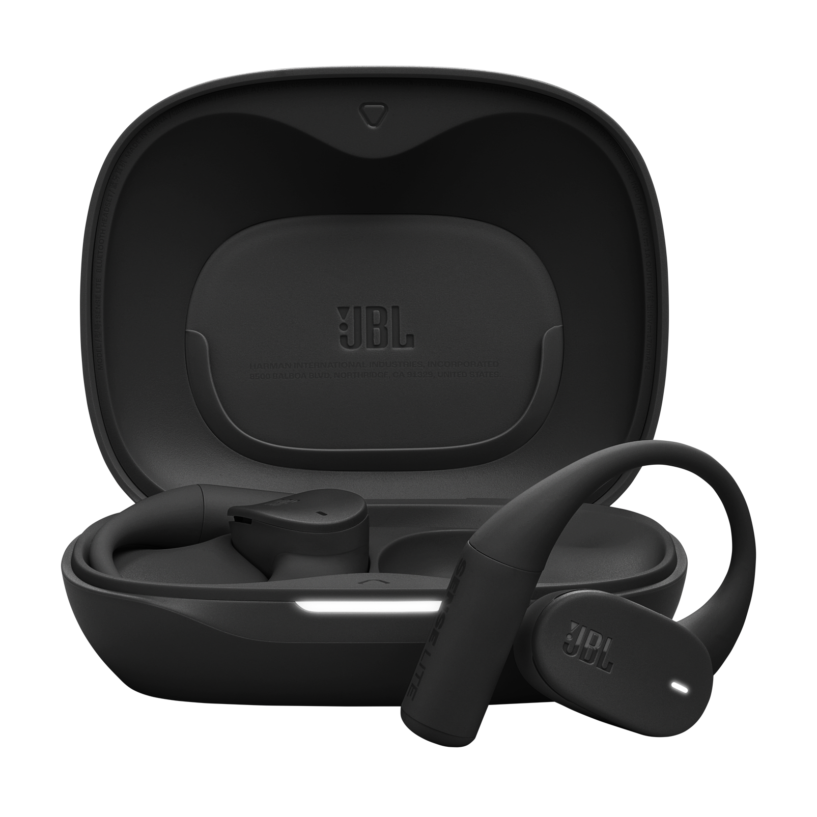 JBL Sense Lite - Black - True Wireless Open-ear Headphones - Hero