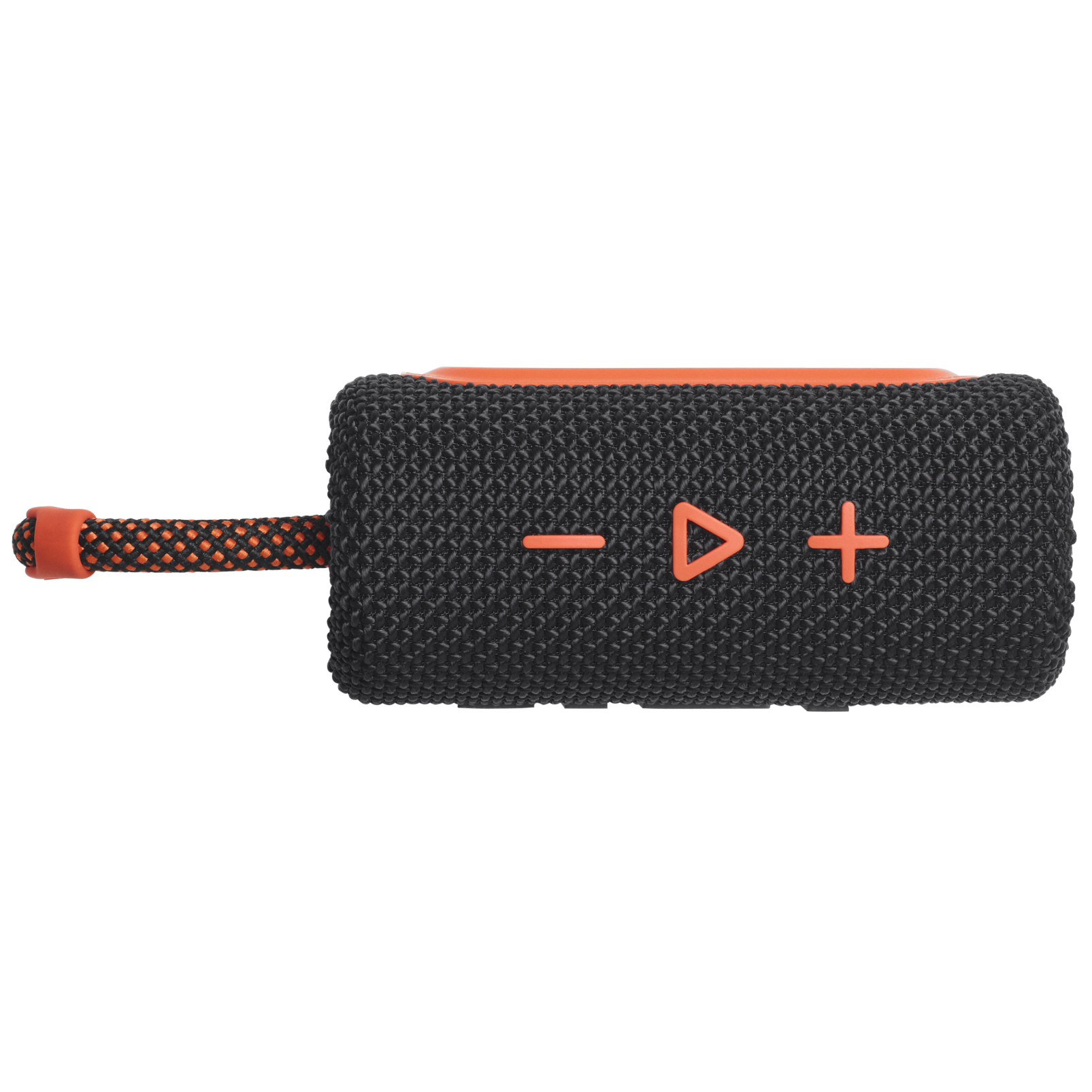 JBL Go 3 - Black / Orange - Portable Waterproof Speaker - Top