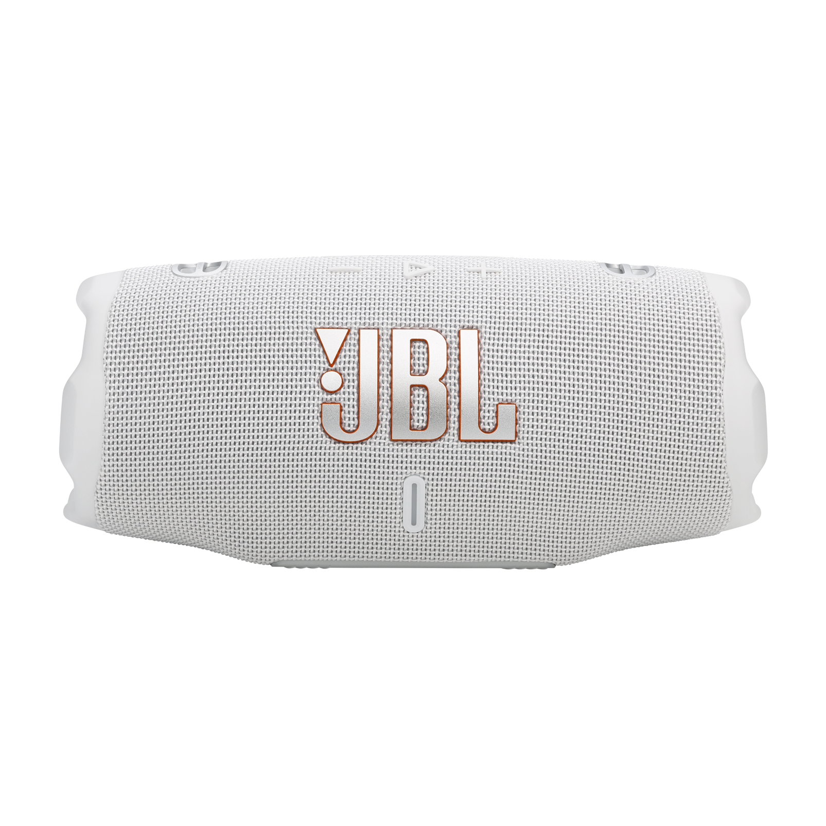 JBL Charge 6 - White - Portable waterproof and drop-proof Bluetooth speaker - Front