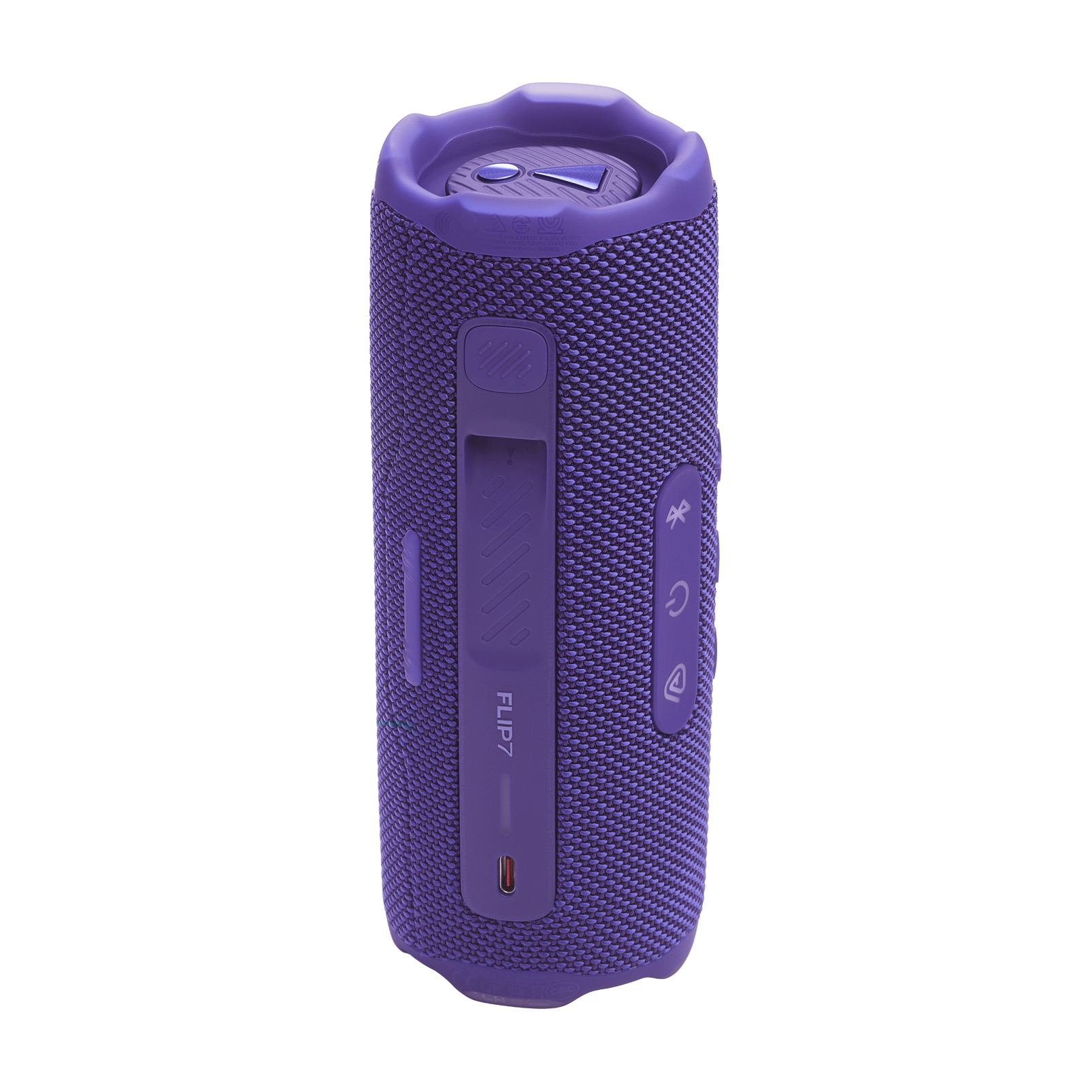 JBL Flip 7 - Purple - Portable waterproof and drop-proof  speaker - Back