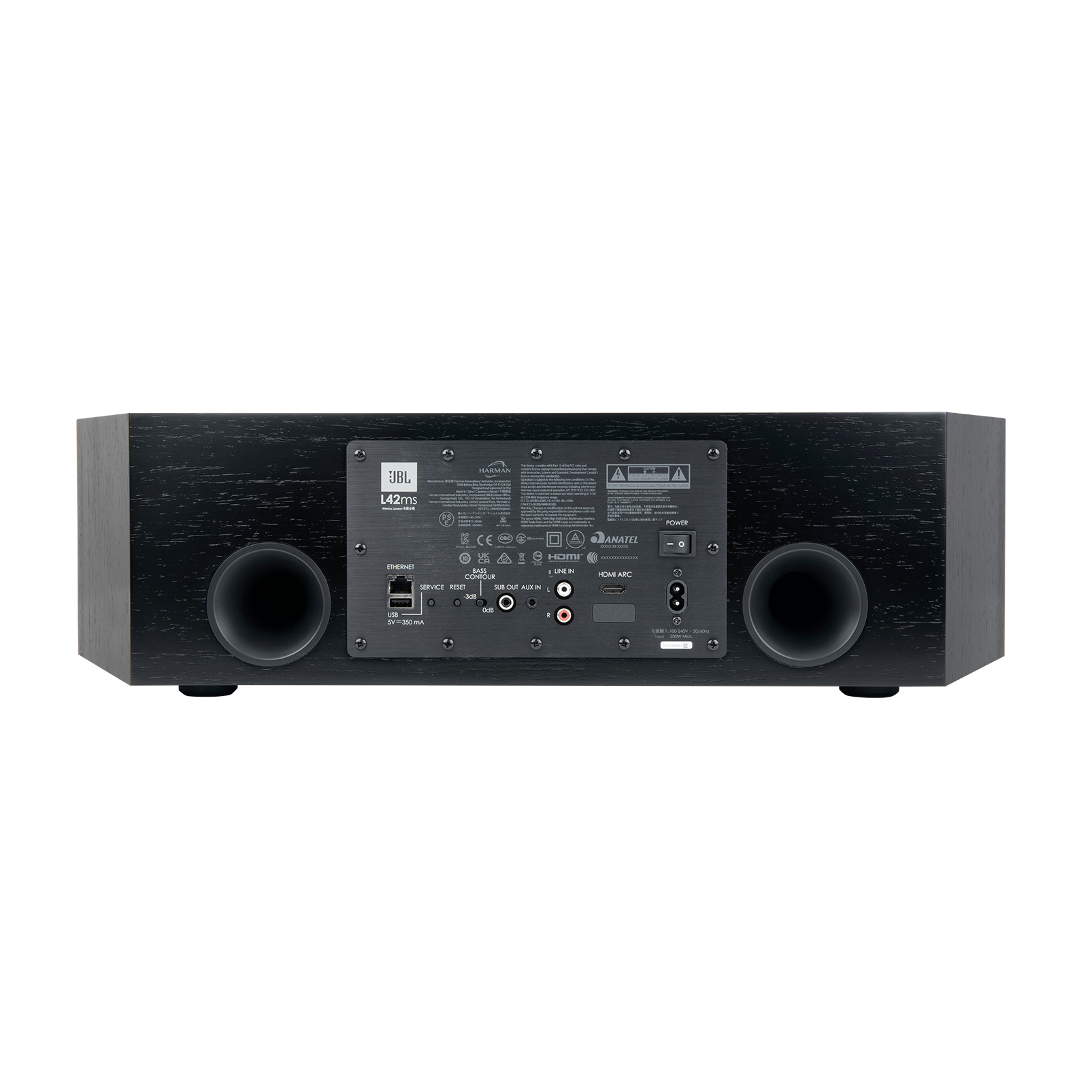 JBL L42ms Music System - Black - Integrated Music System - Detailshot 5
