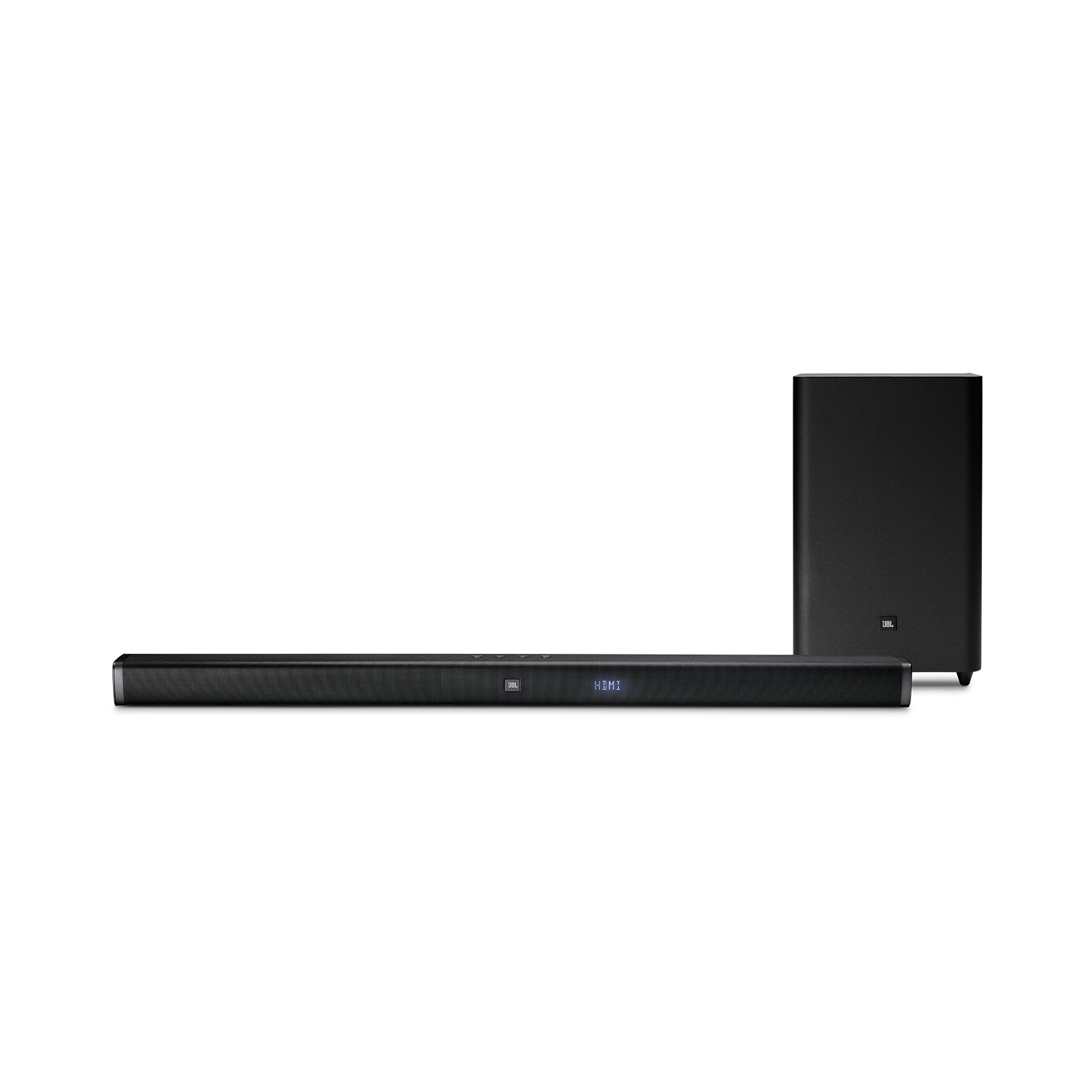 JBL Bar 2.1 - Black - 2.1-Channel Soundbar with Wireless Subwoofer - Front