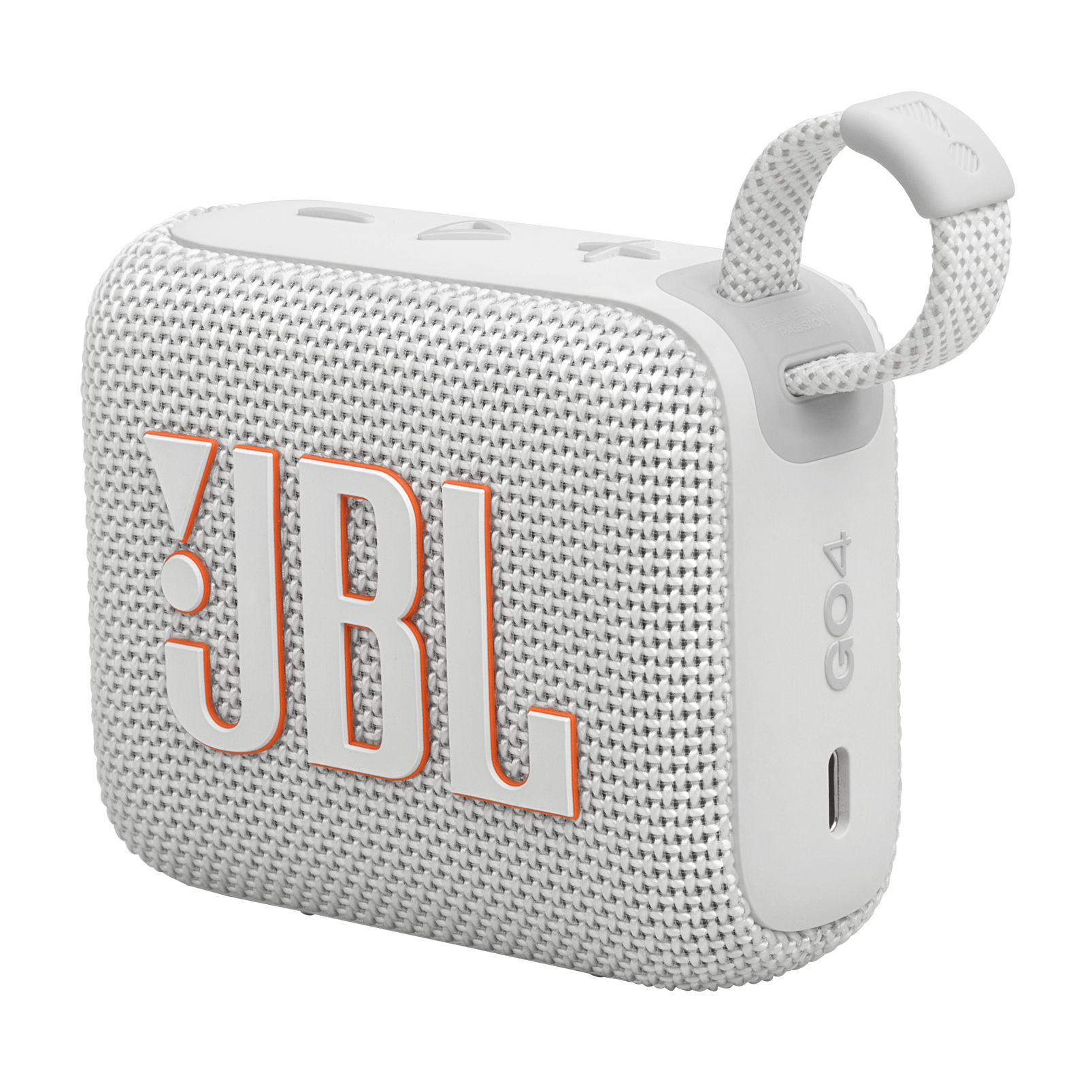 JBL Go 4 - White - Ultra-Portable Bluetooth Speaker - Detailshot 3
