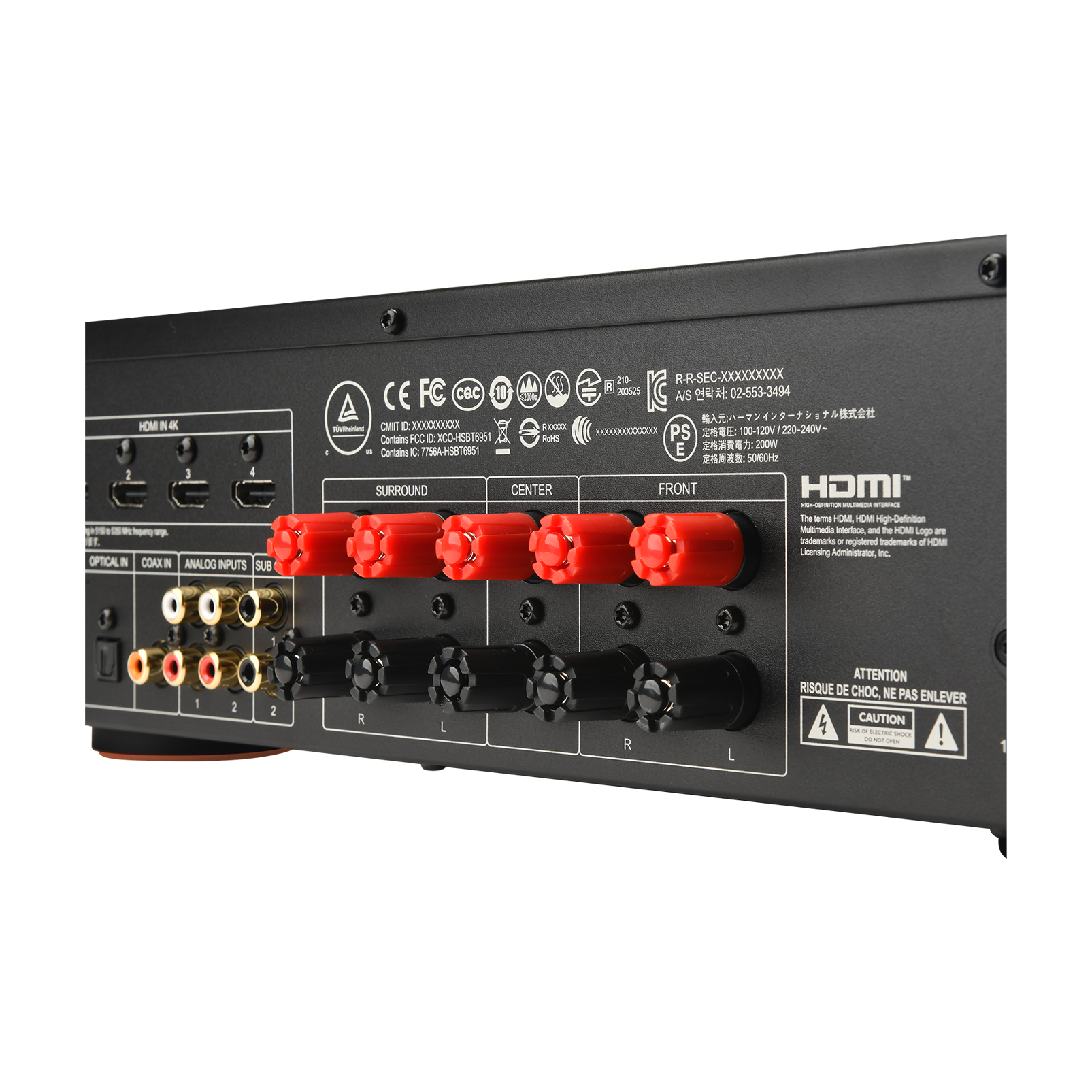 MA310 - Black - 5.2-channel 4K AV Receiver - Detailshot 5