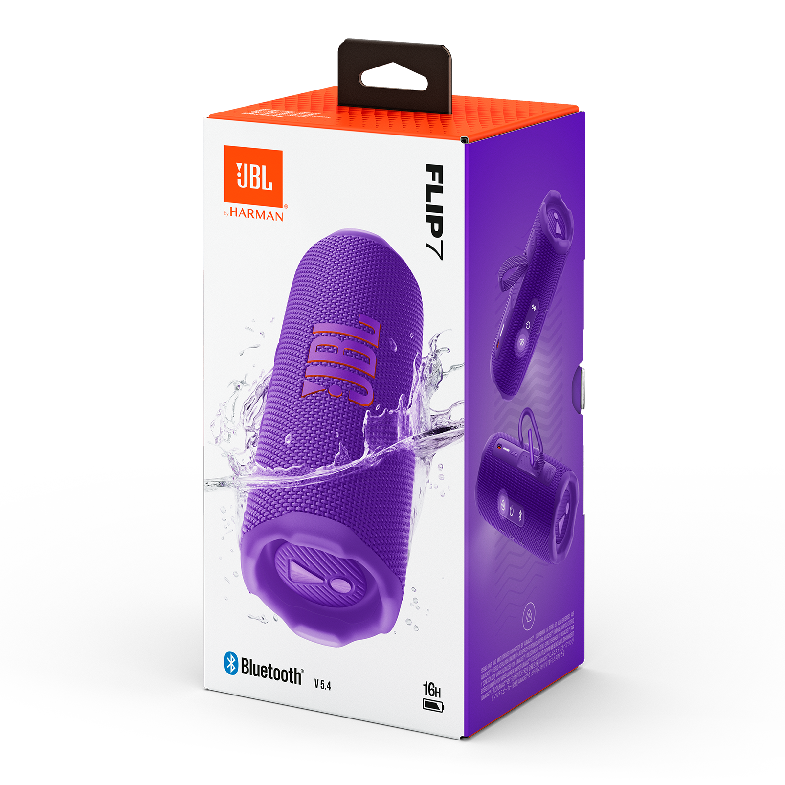 JBL Flip 7 - Purple - Portable waterproof and drop-proof  speaker - Detailshot 9