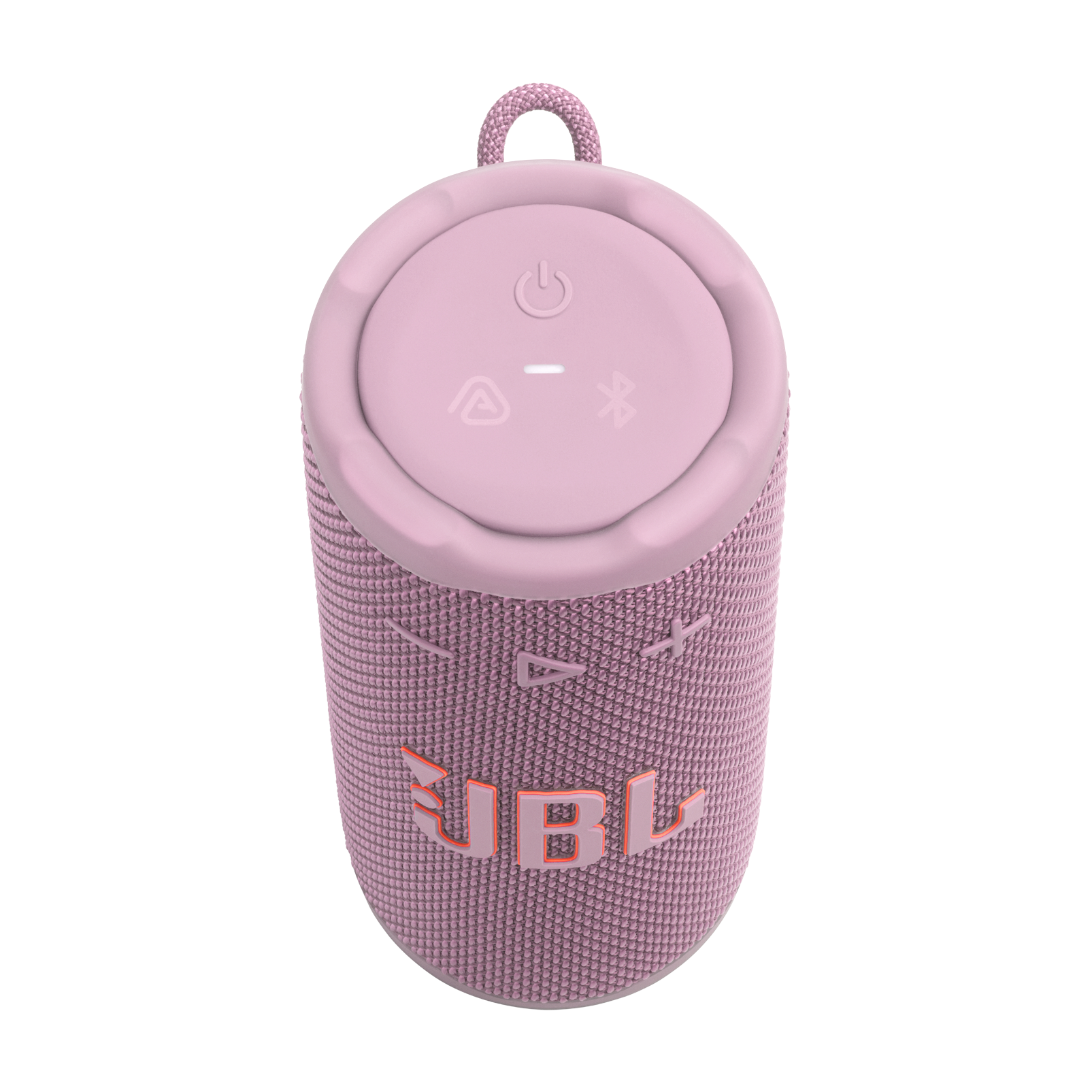JBL Grip - Pink - Compact Bluetooth speaker with bold JBL Pro Sound and ambient light - Top
