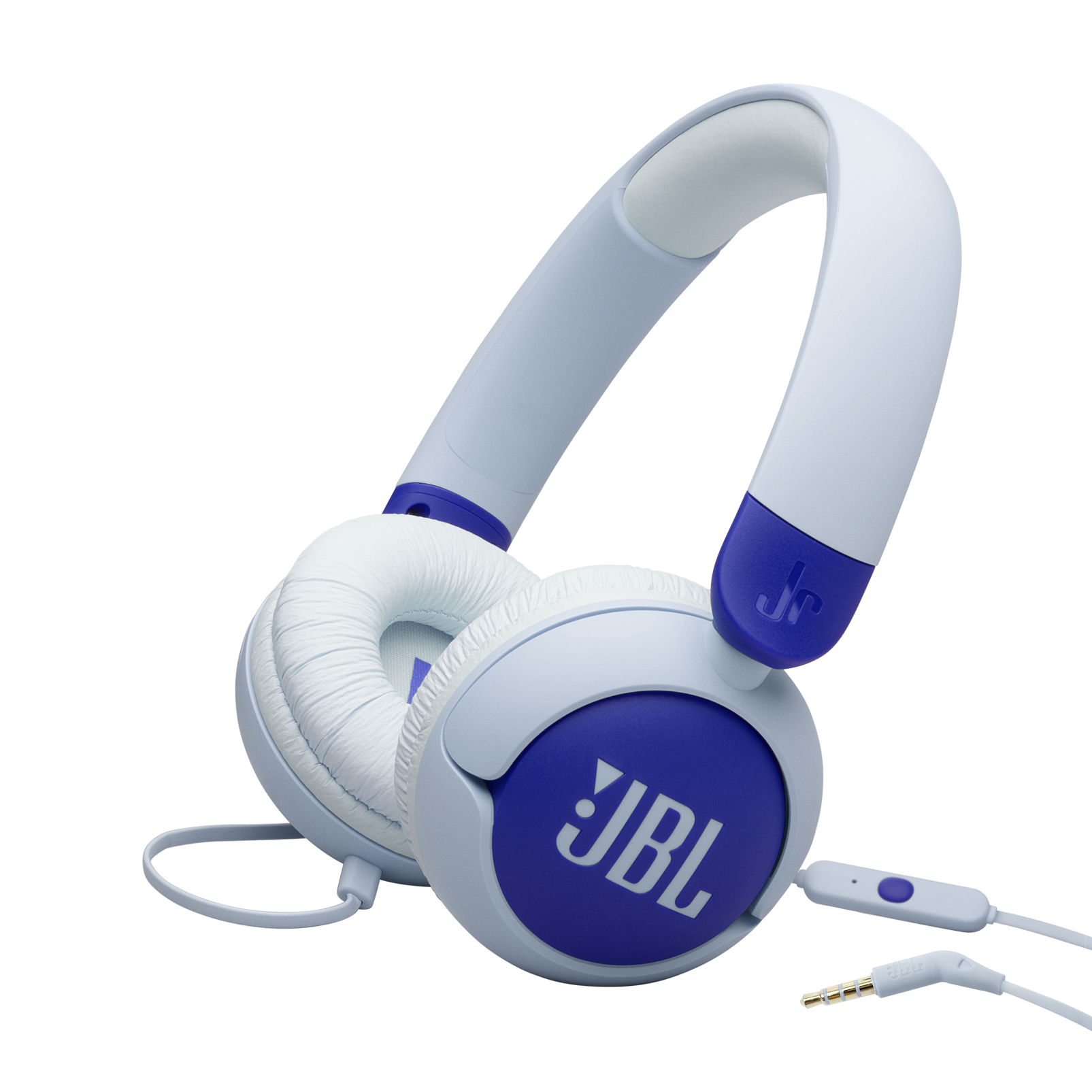 JBL Junior 320 - Blue - Wired on-ear kids headphones - Hero
