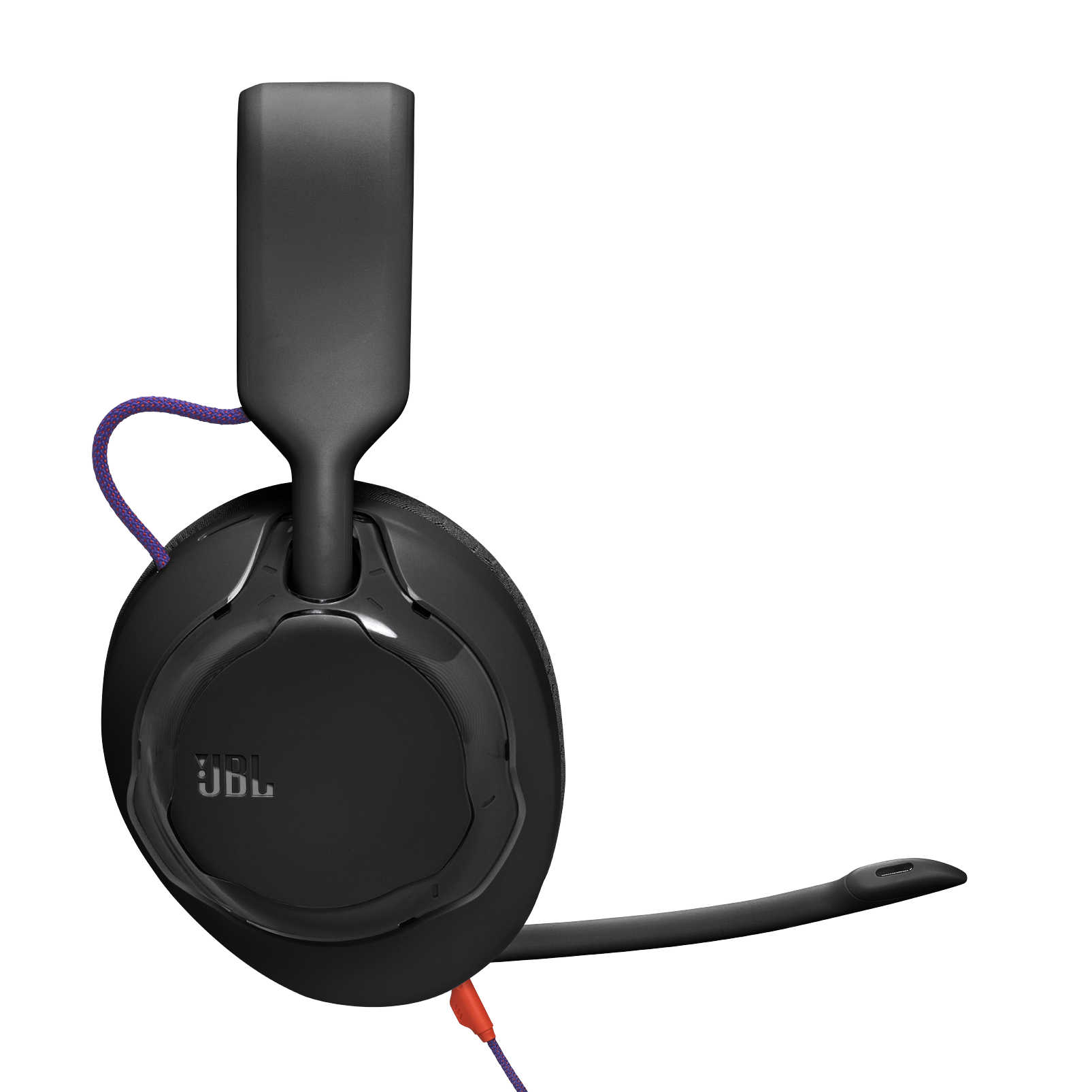 JBL Quantum 250 - Black - Wired multiplatform gaming headset - Left