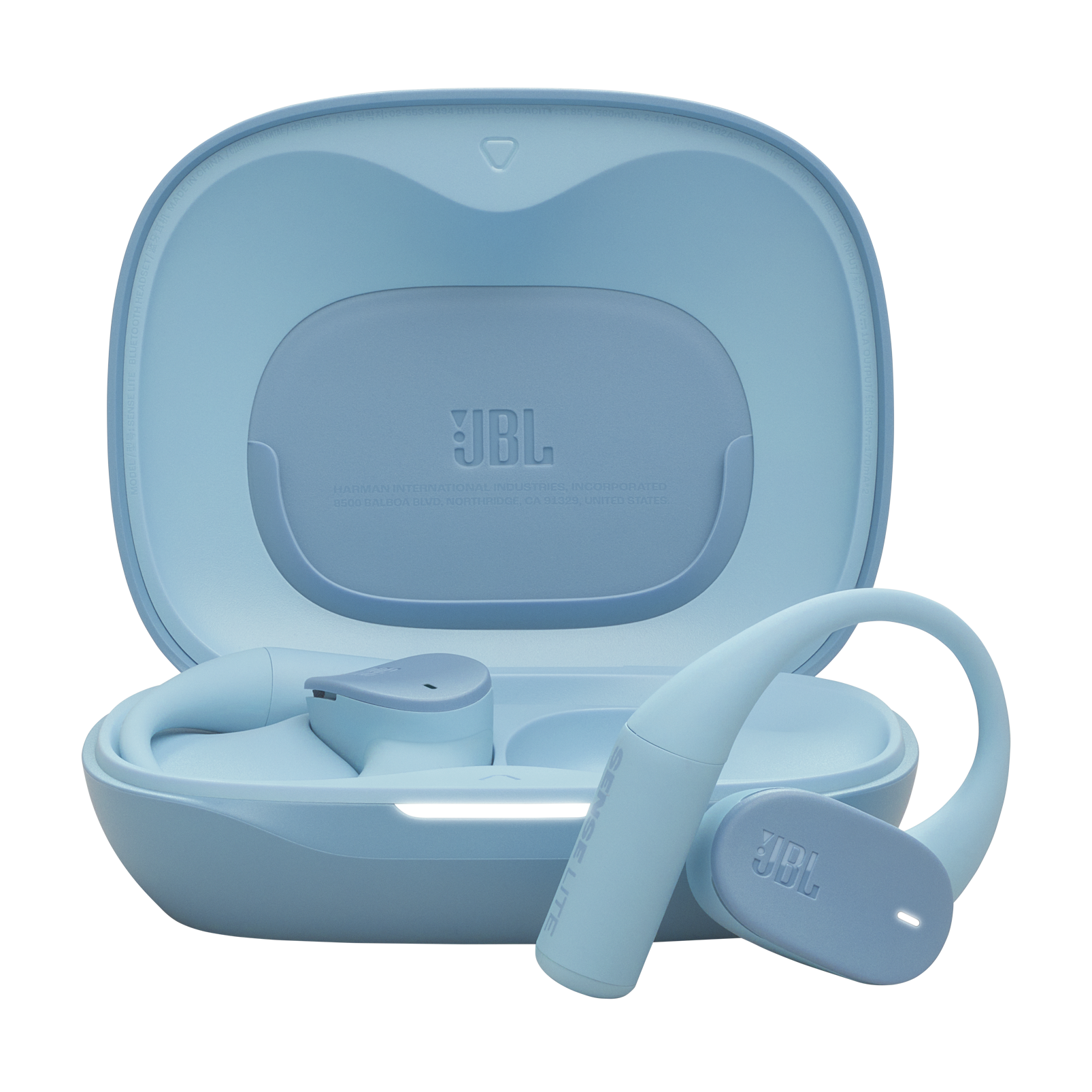 JBL Sense Lite - Blue - True Wireless Open-ear Headphones - Hero