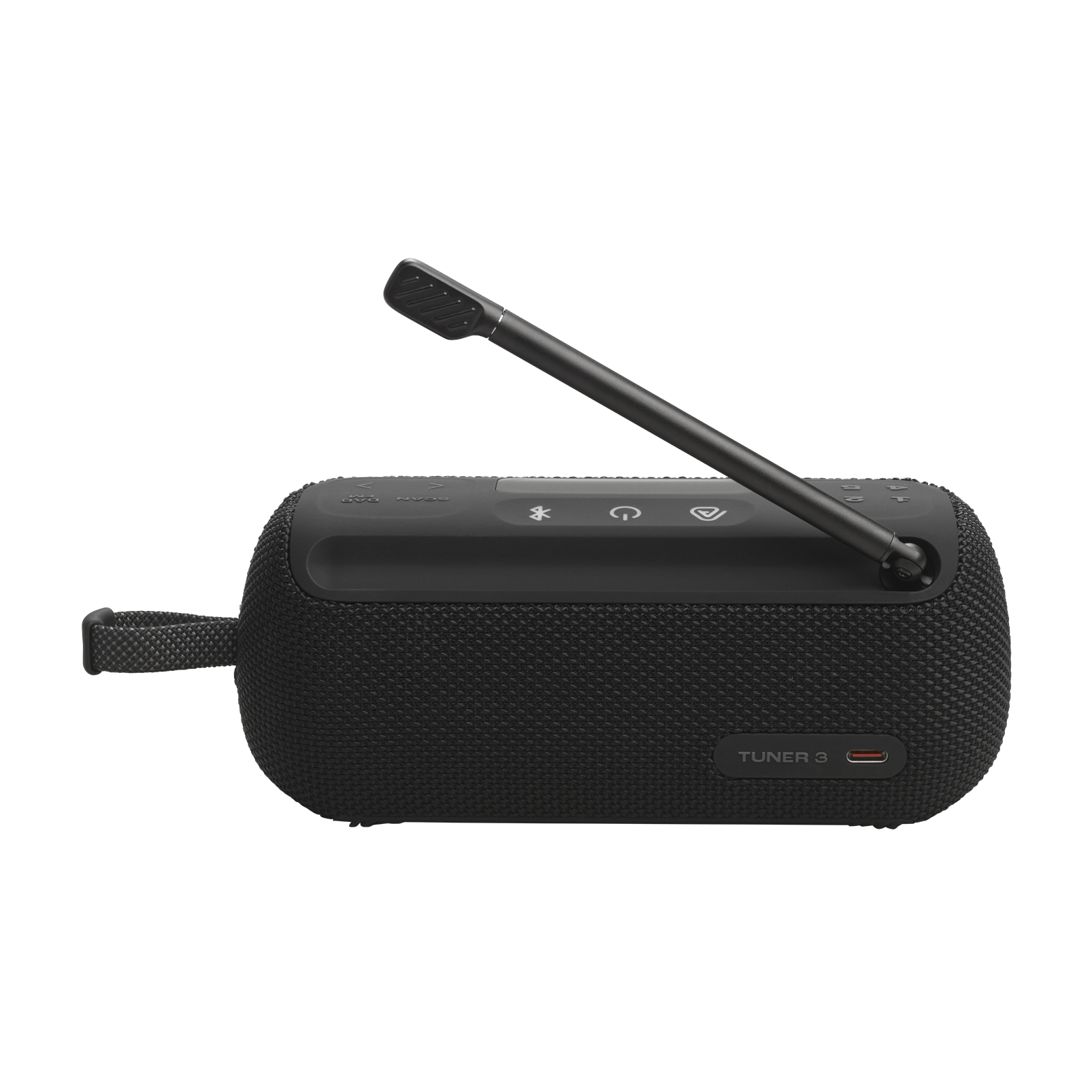 JBL Tuner 3 - Black - Portable DAB/DAB+/FM radio with Bluetooth - Back