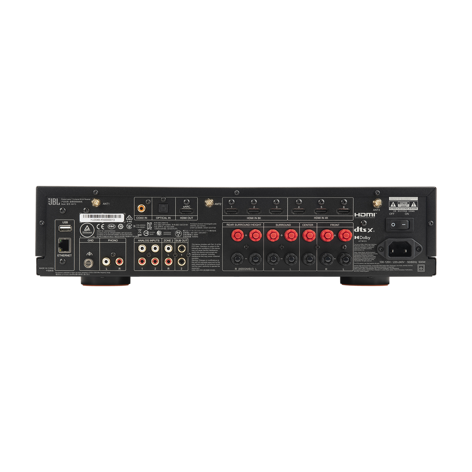 MA710 - Black - 7.2-channel 8K AV Receiver - Detailshot 4