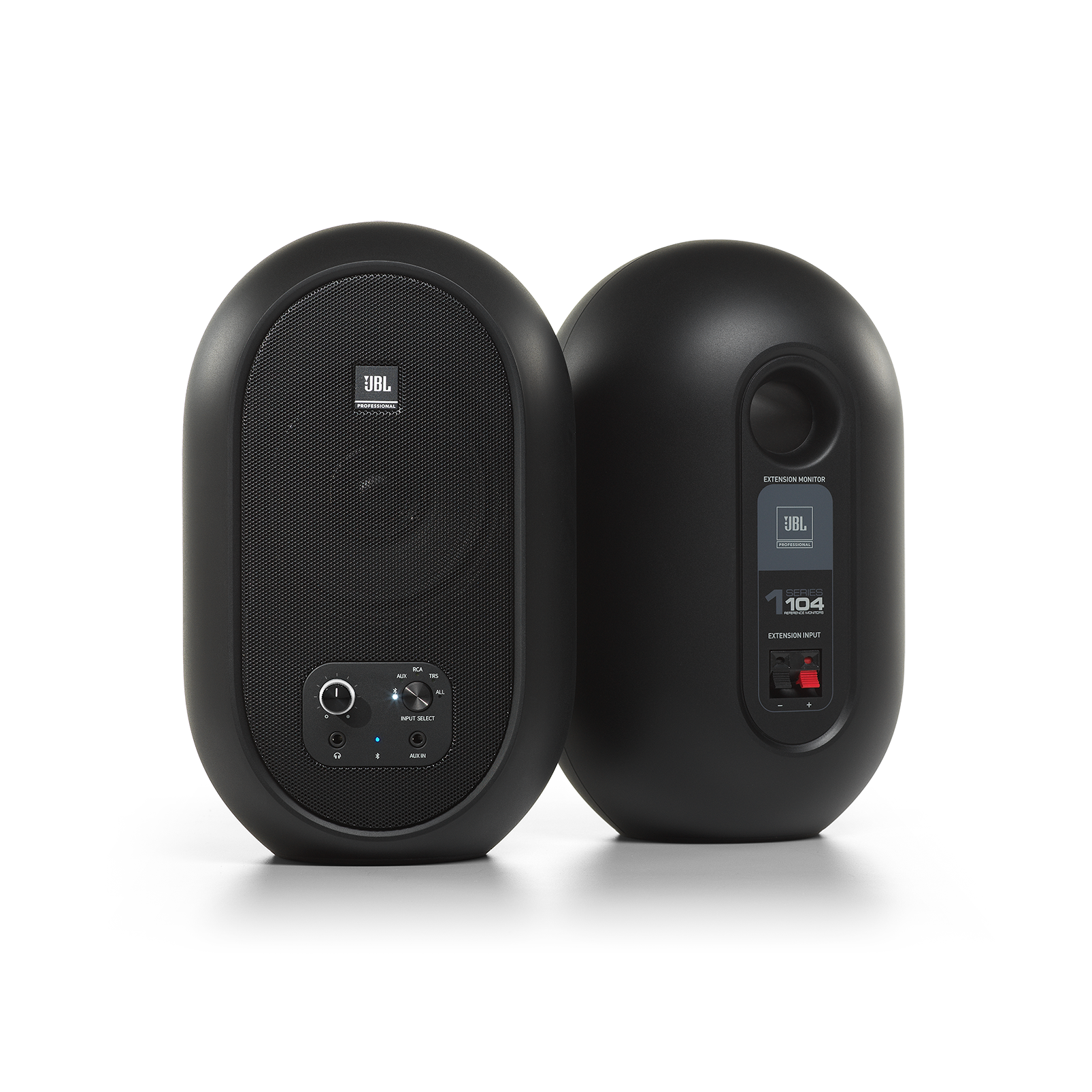 JBL 104-BT (Pair) - Black - Compact Desktop Reference Monitors with Bluetooth - Detailshot 3