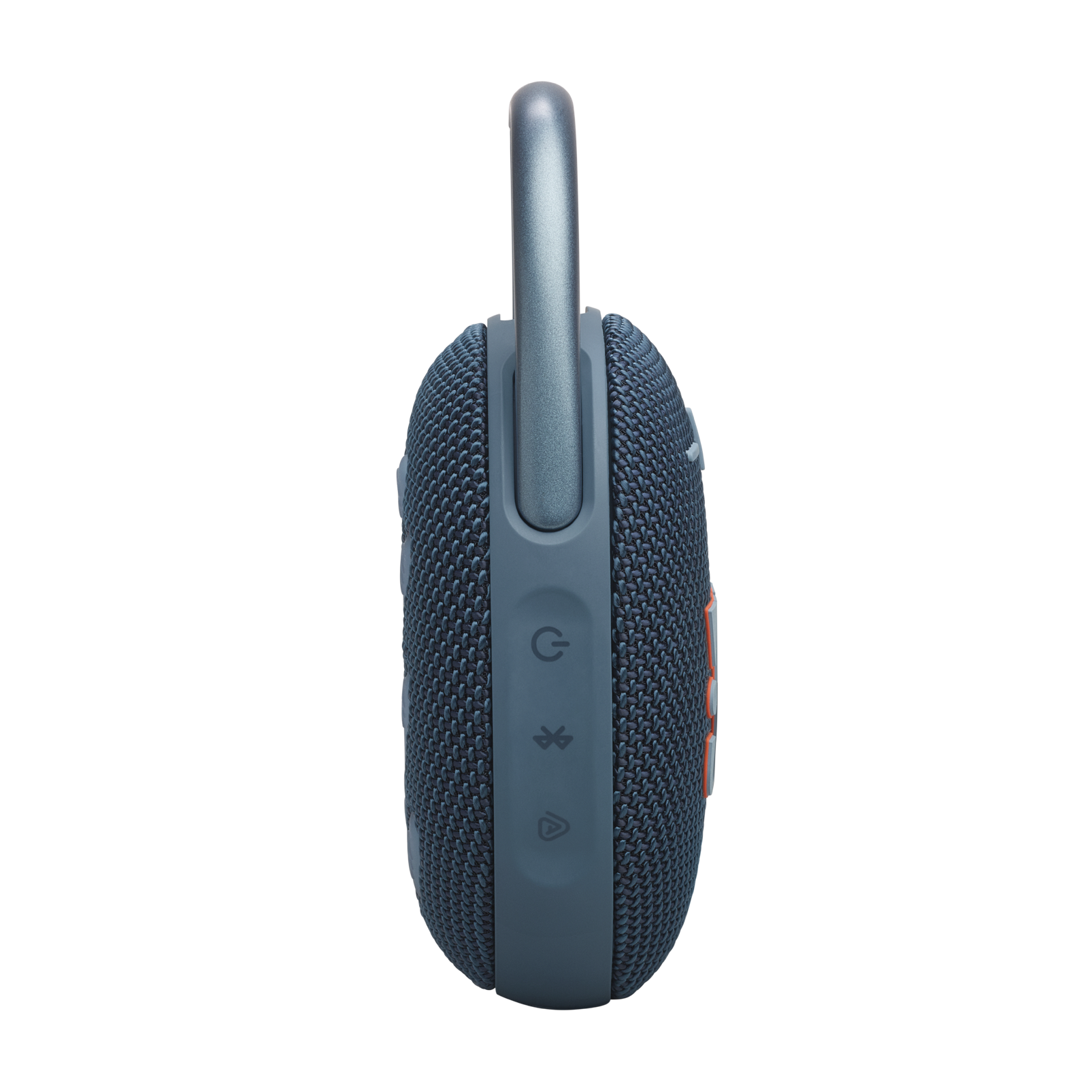 JBL Clip 5 - Blue - Ultra-portable waterproof speaker - Left