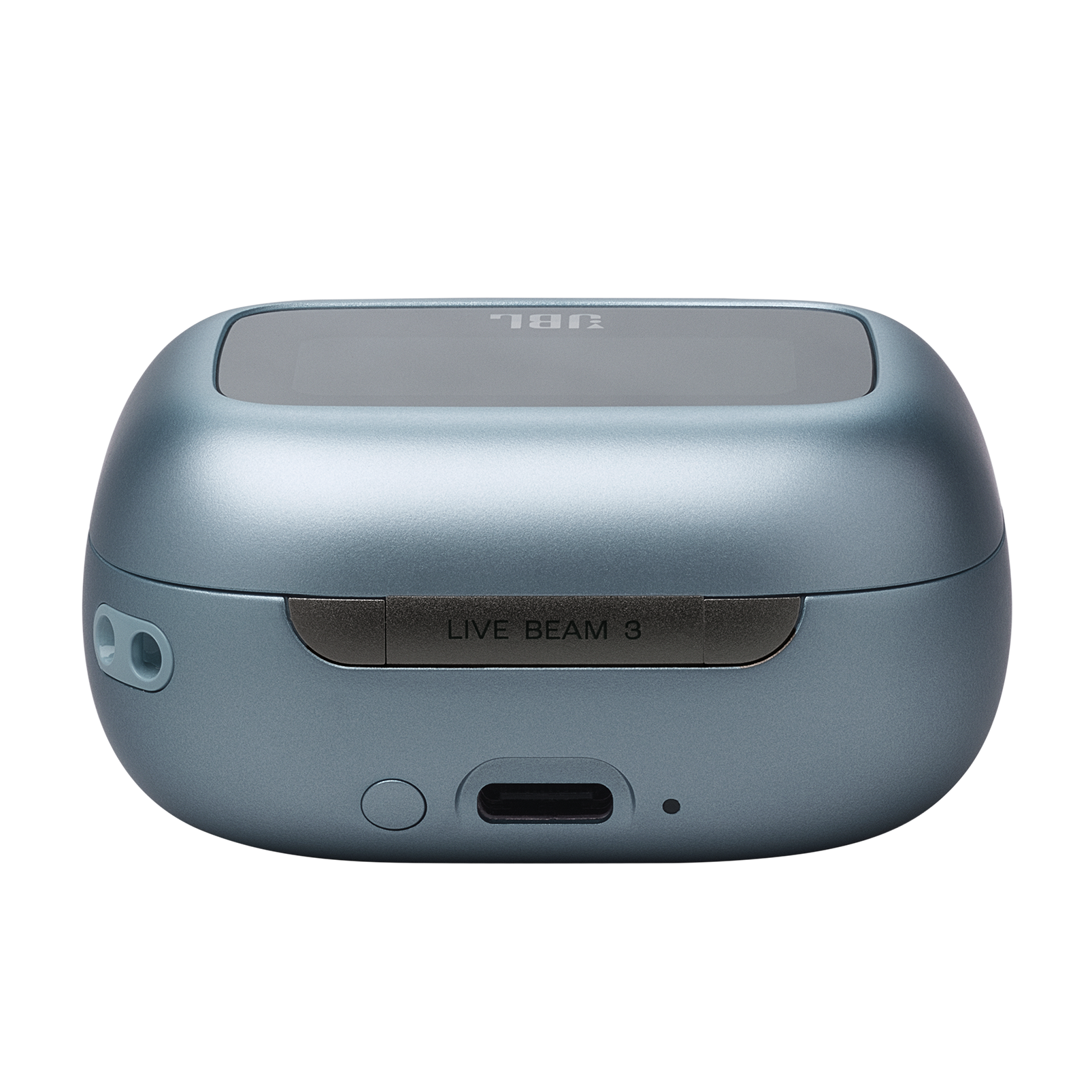 JBL Live Beam 3 - Blue - True wireless noise-cancelling closed-stick earbuds - Detailshot 4 JBL Live Beam 3 - Blue - True wireless noise-cancelling closed-stick earbuds - Detailshot 4