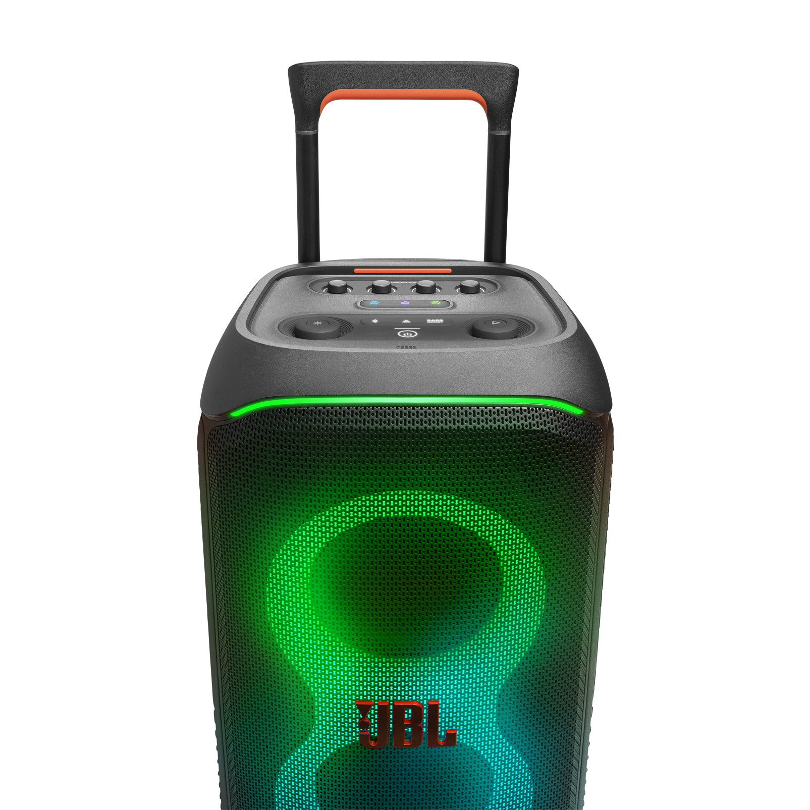 JBL PartyBox Stage 320 - Black - Portable party speaker with wheels - Detailshot 7