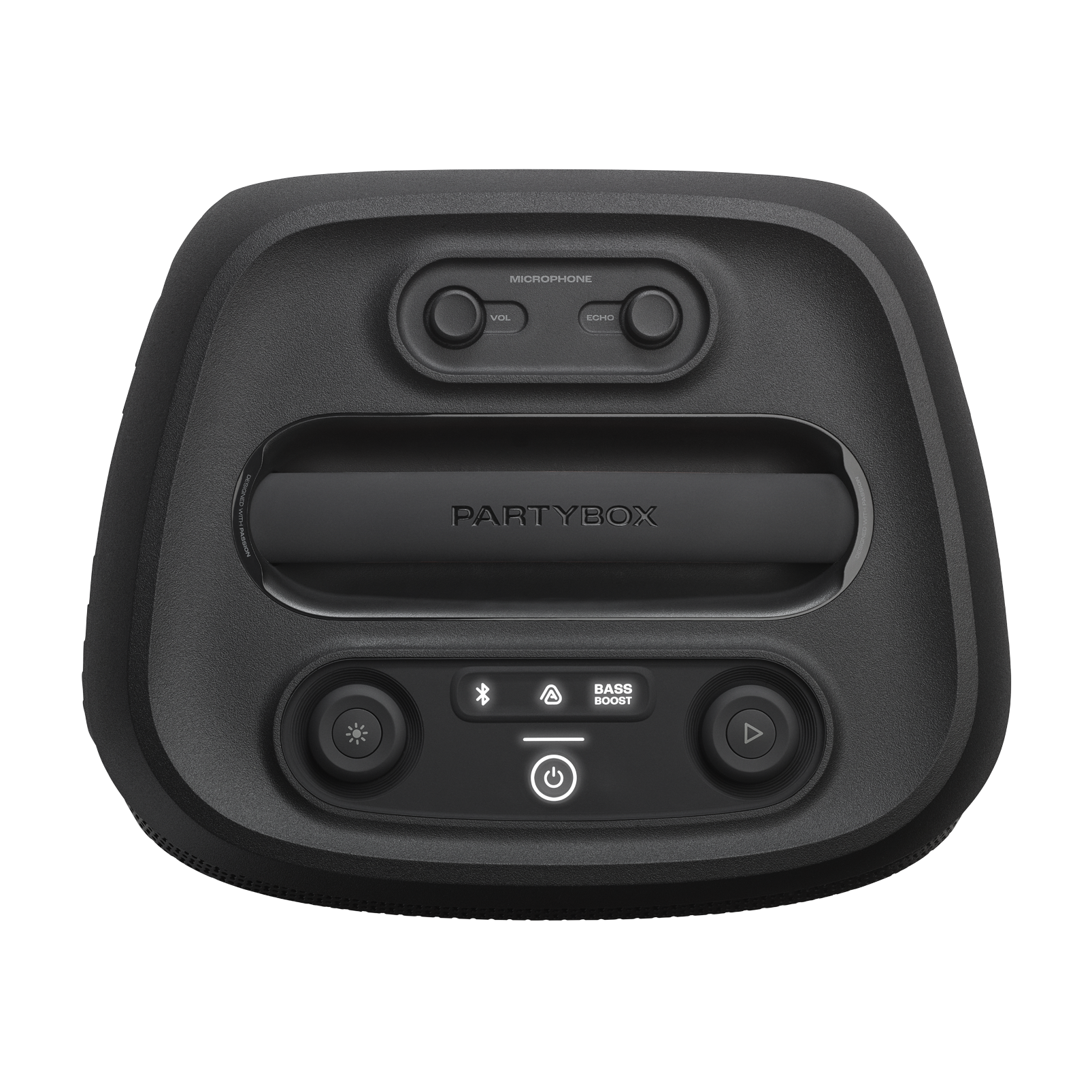 JBL PartyBox Encore 2 - Black - Portable party speaker with 1 mic - Top