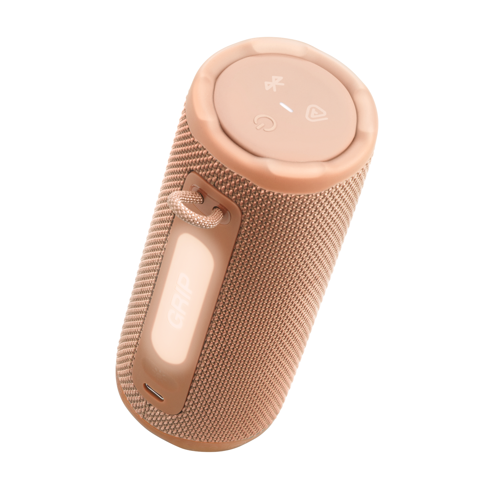 JBL Grip - Orange - Compact Bluetooth speaker with bold JBL Pro Sound and ambient light - Detailshot 1