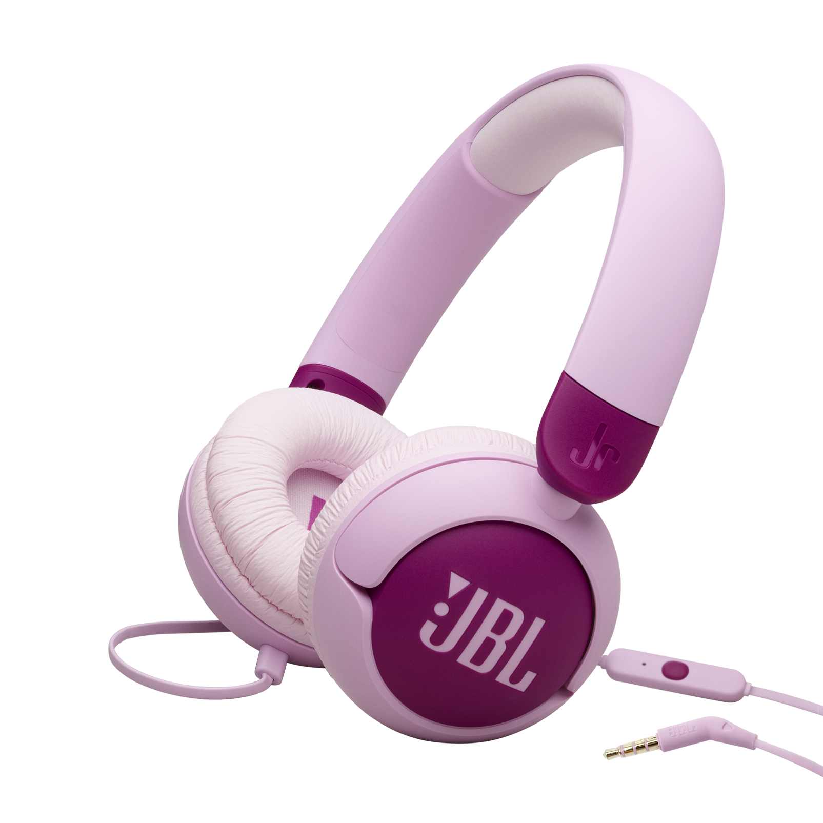JBL Junior 320 - Purple - Wired on-ear kids headphones - Hero