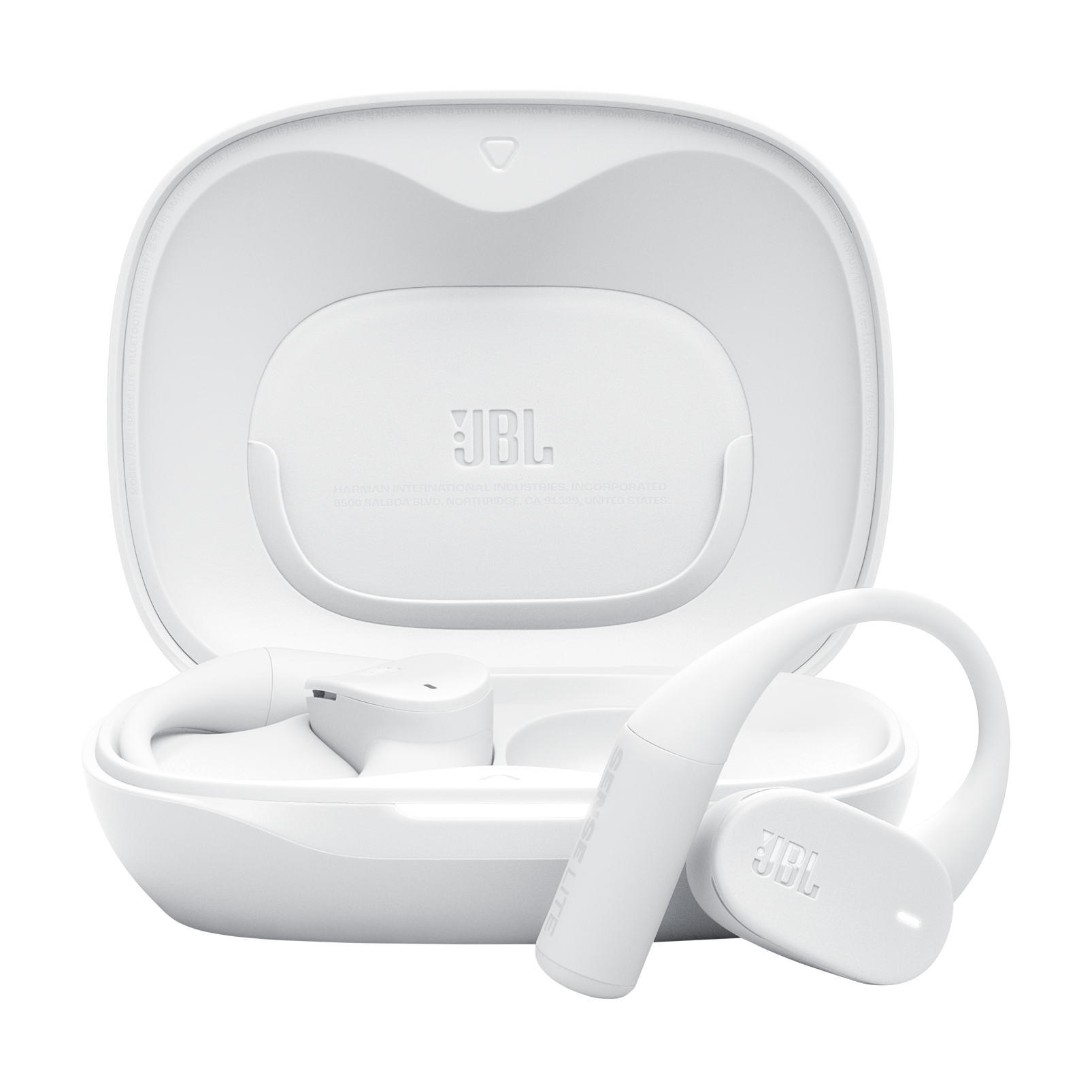 JBL Sense Lite - White - True Wireless Open-ear Headphones - Hero