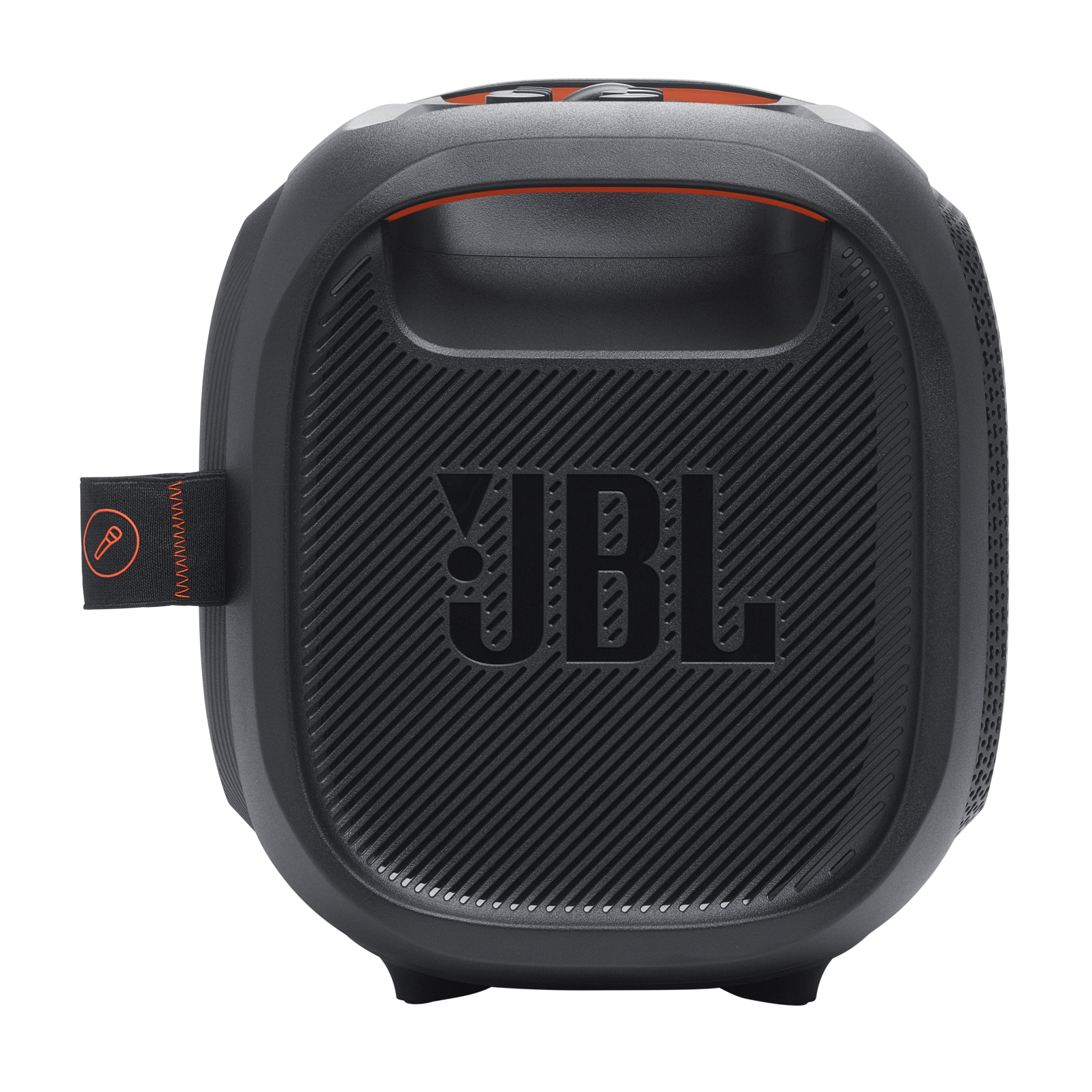 JBL PartyBox On-the-Go Essential - Black - Portable party speaker with built-in lights and wireless mic - Right