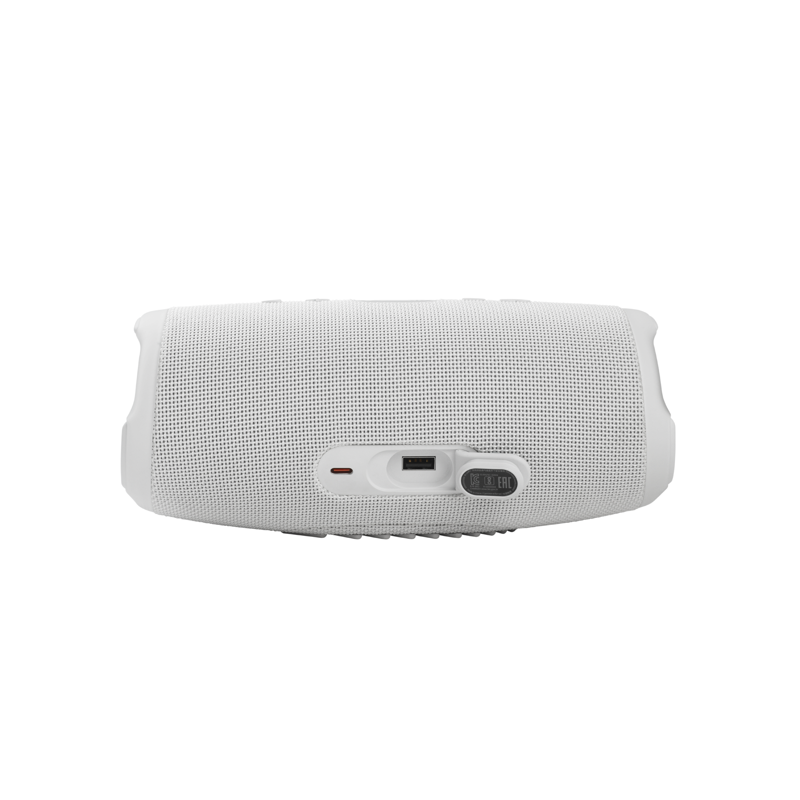 JBL Charge 5 - White - Portable Waterproof Speaker with Powerbank - Detailshot 1