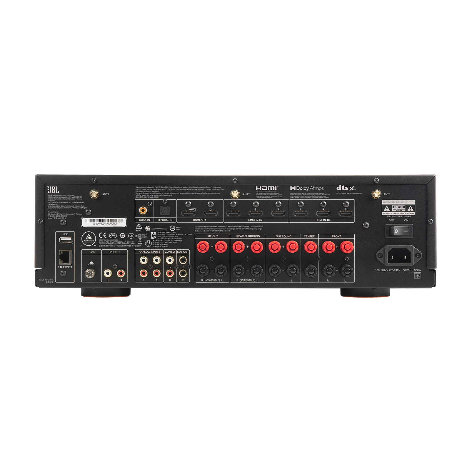 MA9100HP - Black - 9.2-channel 8K High Performance AV Receiver - Detailshot 4