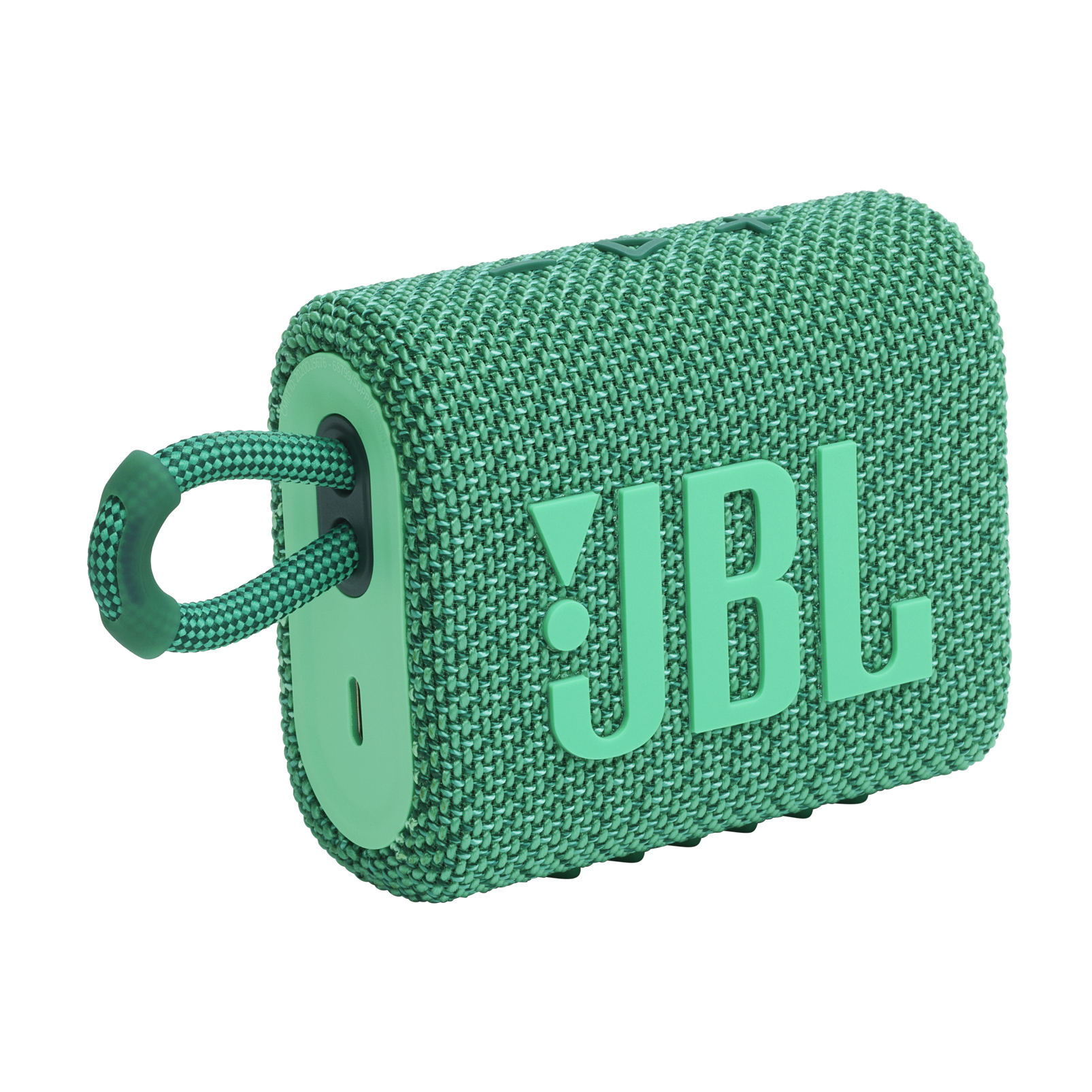 JBL Go 3 Eco - Green - Ultra-portable Waterproof Speaker - Hero