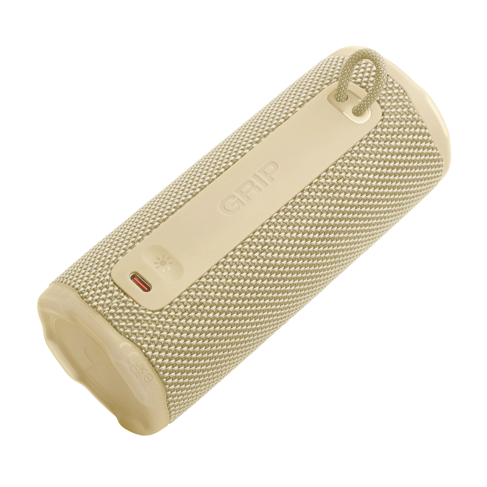 JBL Grip - Yellow - Compact Bluetooth speaker with bold JBL Pro Sound and ambient light - Detailshot 2