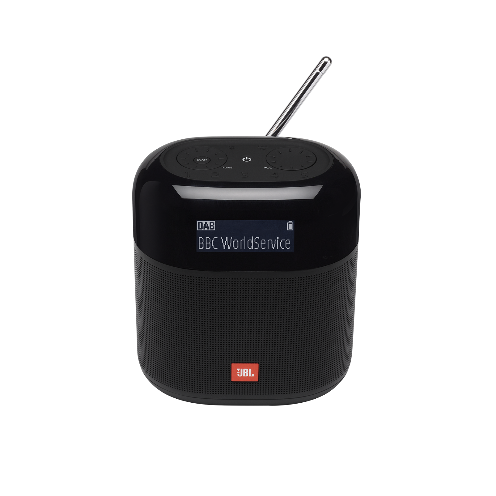 JBL Tuner XL - Black - Portable powerful DAB/DAB+/FM radio with Bluetooth - Front