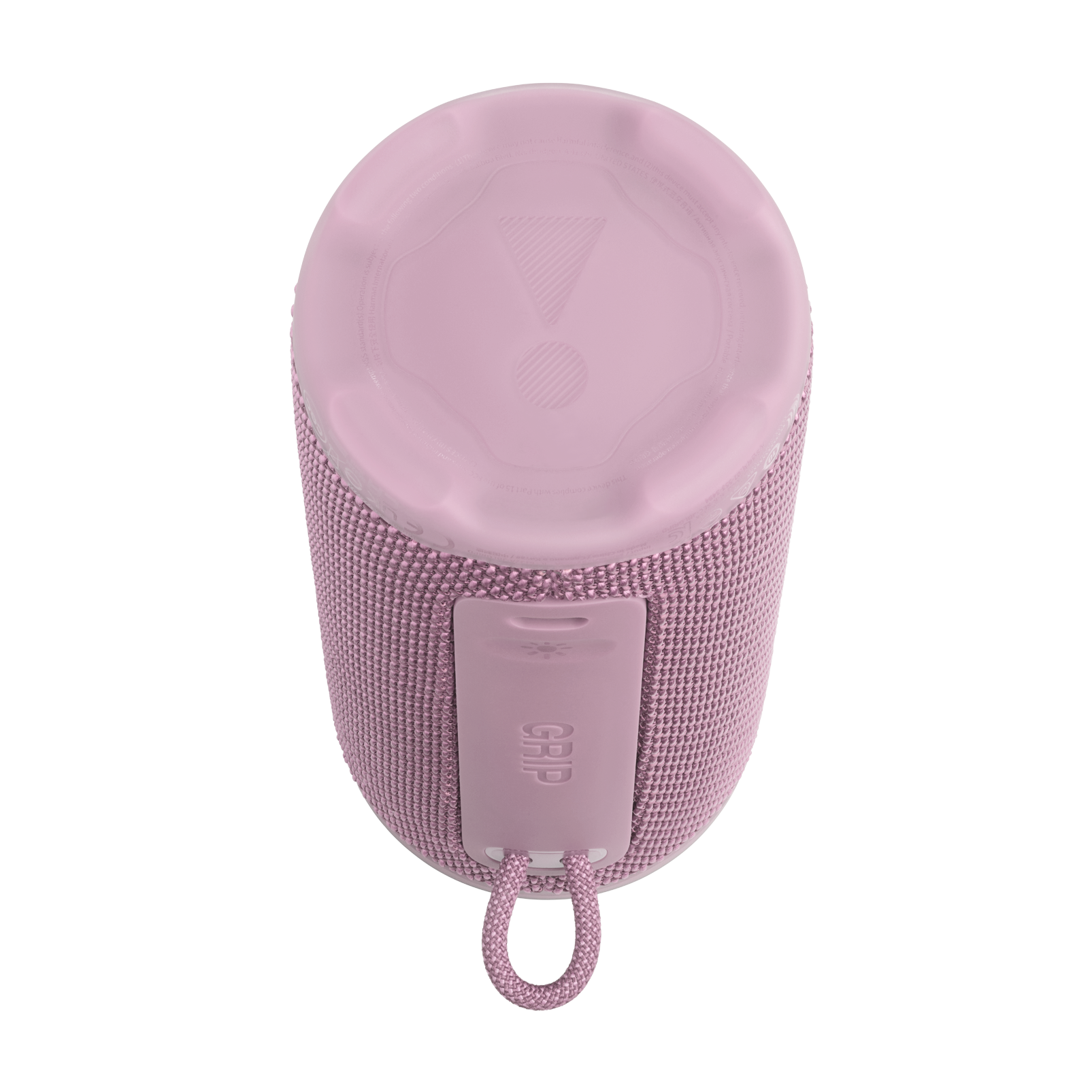 JBL Grip - Pink - Compact Bluetooth speaker with bold JBL Pro Sound and ambient light - Bottom