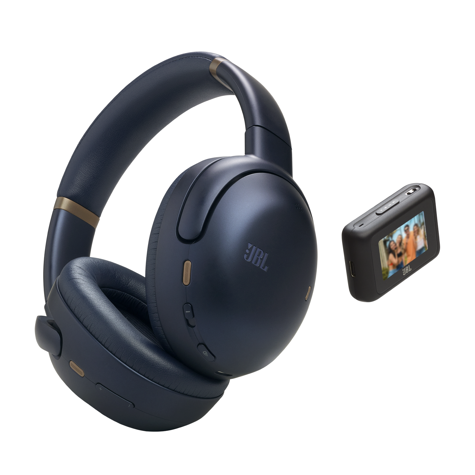 JBL Tour One M3 Smart Tx - Blue - Wireless over-ear Noise Cancelling headphones with JBL Smart Tx - Hero