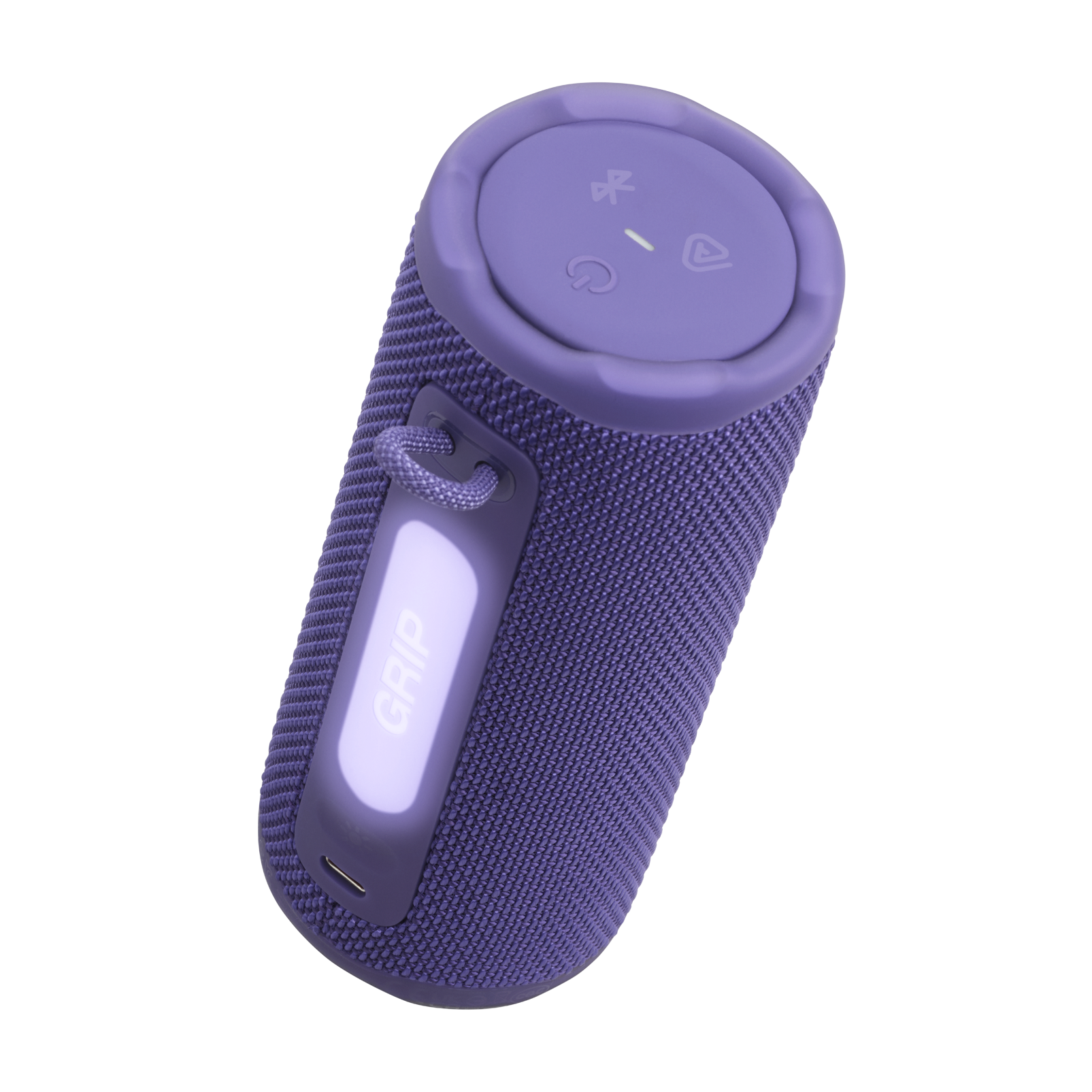JBL Grip - Purple - Compact Bluetooth speaker with bold JBL Pro Sound and ambient light - Detailshot 1