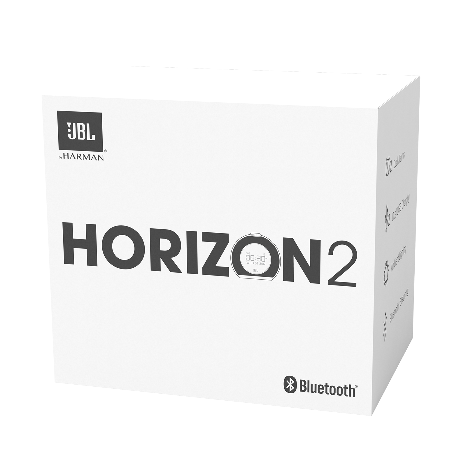 JBL Horizon 2 FM - Black - Bluetooth clock radio speaker with FM - Detailshot 9