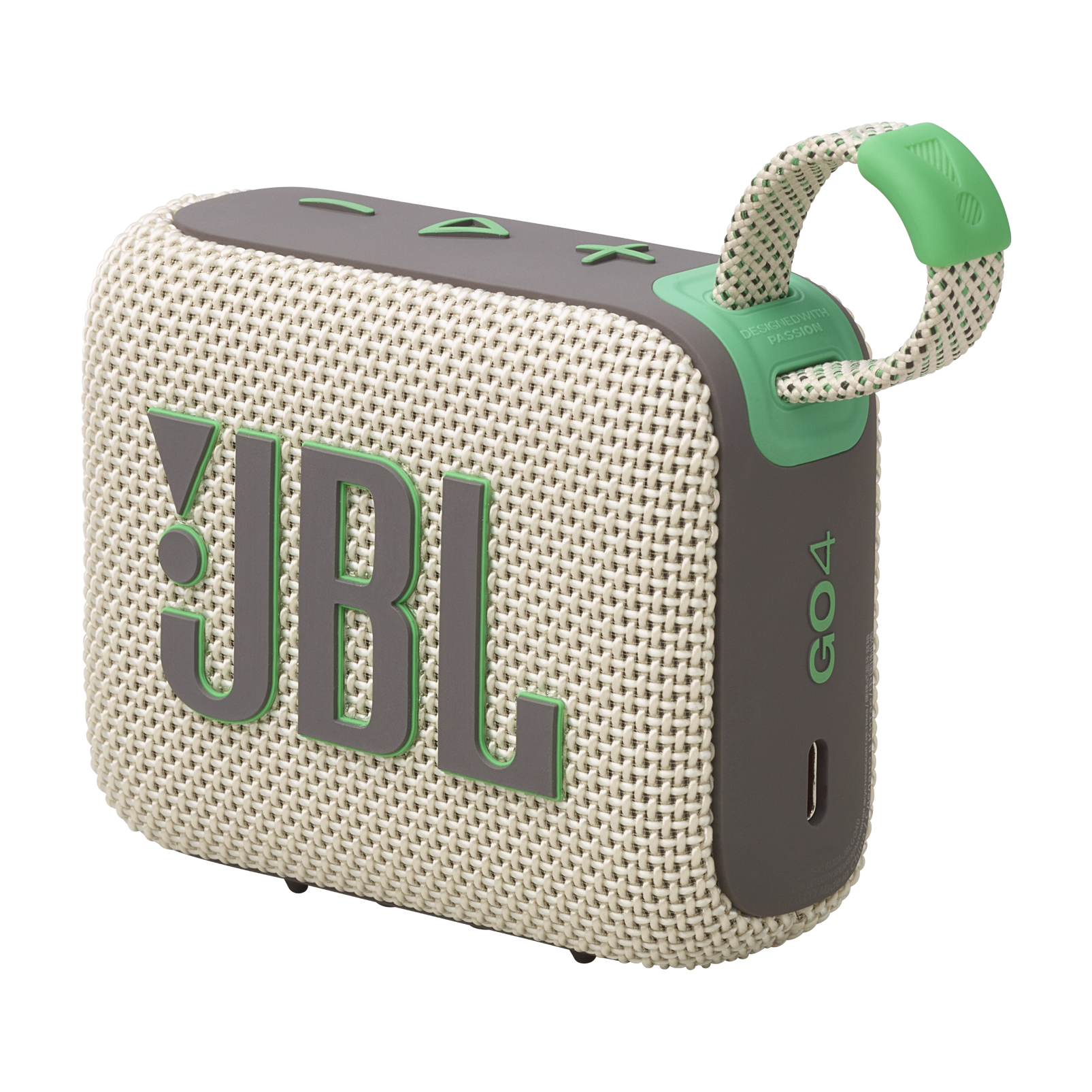 JBL Go 4 - Sand - Ultra-Portable Bluetooth Speaker - Detailshot 1