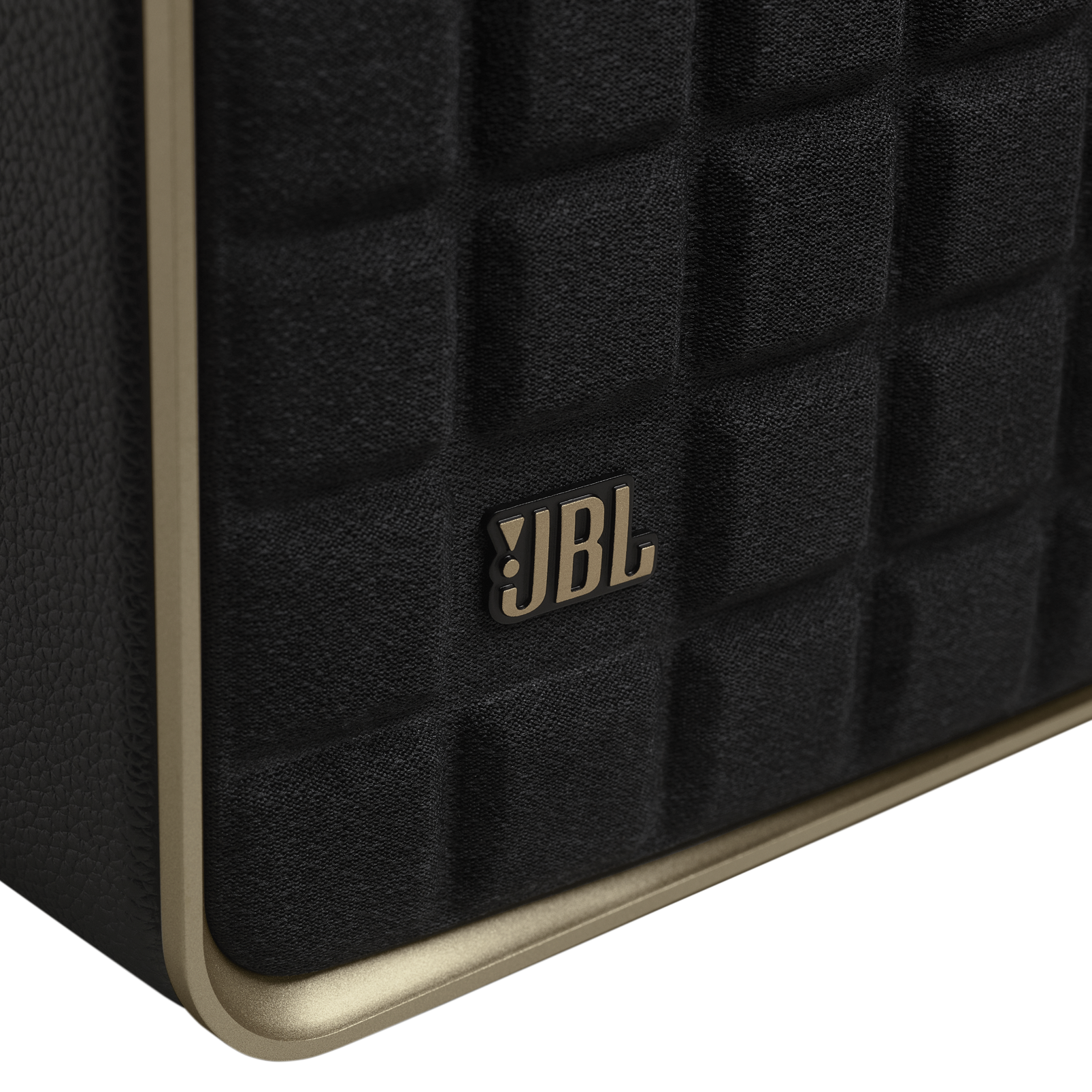 JBL Authentics 300 - Black - Portable smart home speaker with Wi-Fi, Bluetooth and voice assistants with retro design. - Detailshot 3