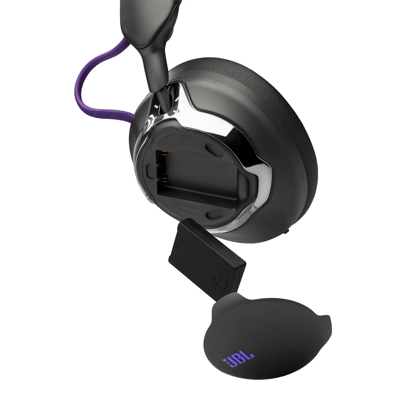JBL Quantum 950 - Black - Wireless multiplatform gaming headset with adaptive Noise Cancelling - Detailshot 13