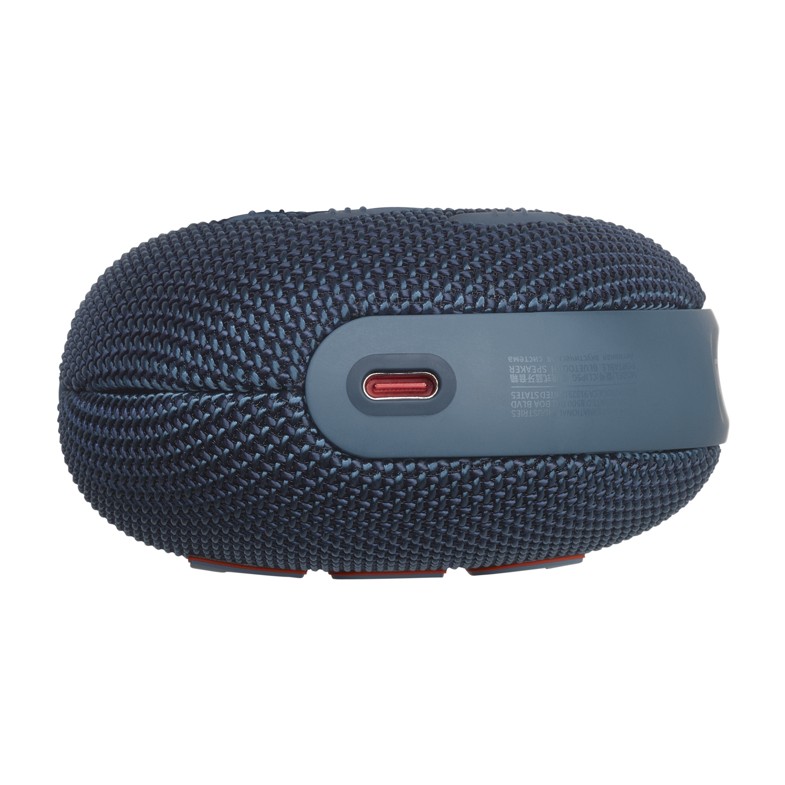 JBL Clip 5 - Blue - Ultra-portable waterproof speaker - Bottom