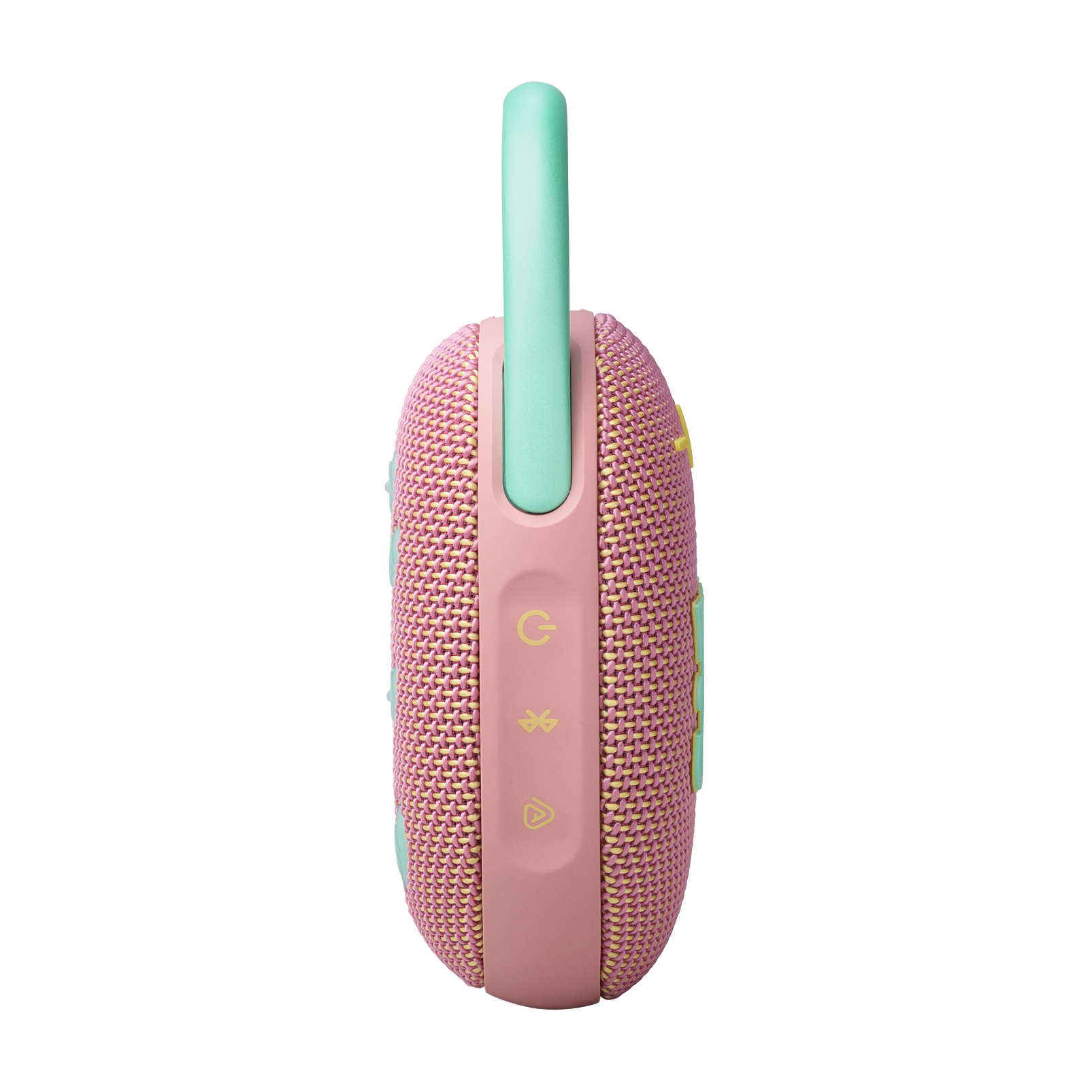 JBL Clip 5 - Pink - Ultra-portable waterproof speaker - Left
