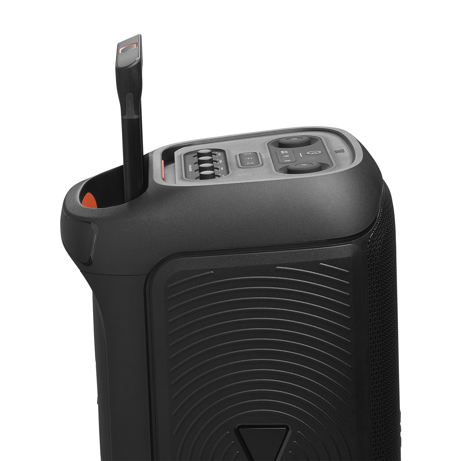 JBL PartyBox Stage 320 - Black - Portable party speaker with wheels - Detailshot 2