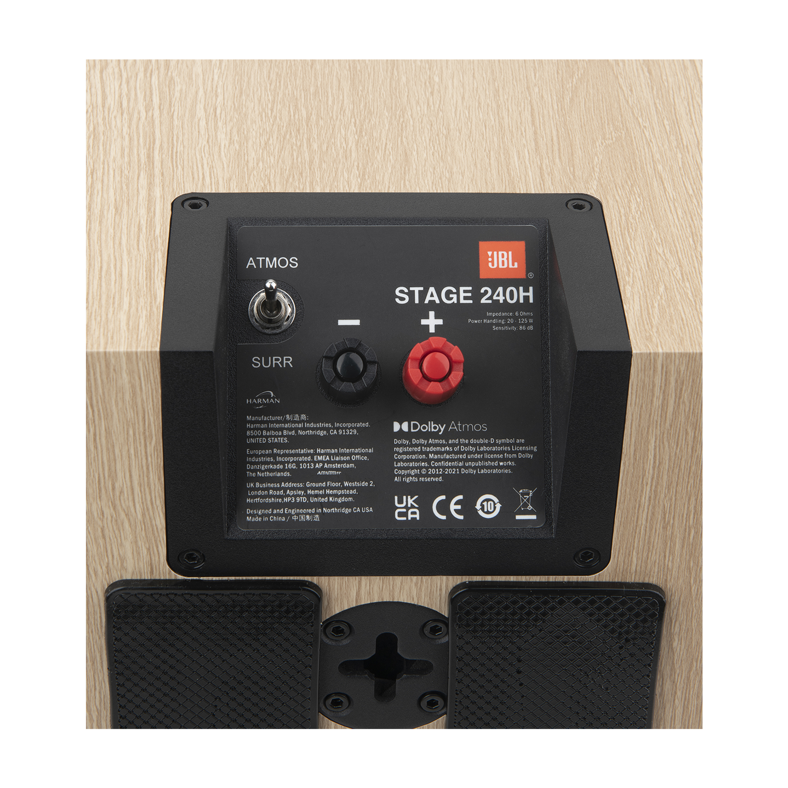 Stage 240H - Latte - 2-Way 4.5-inch (114mm) Dolby Atmos® Surround Sound Loudspeaker - Pair - Detailshot 8