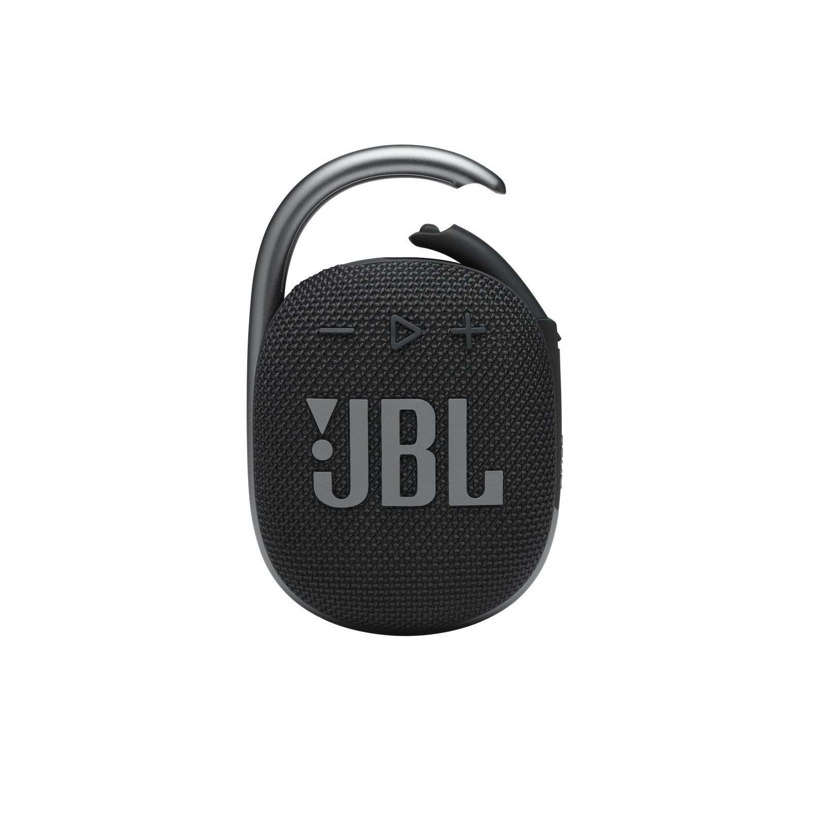 JBL Clip 4 - Black - Ultra-portable Waterproof Speaker - Front
