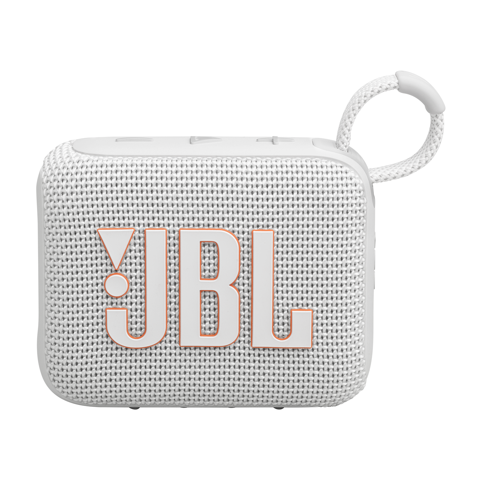 JBL Go 4 - White - Ultra-Portable Bluetooth Speaker - Front