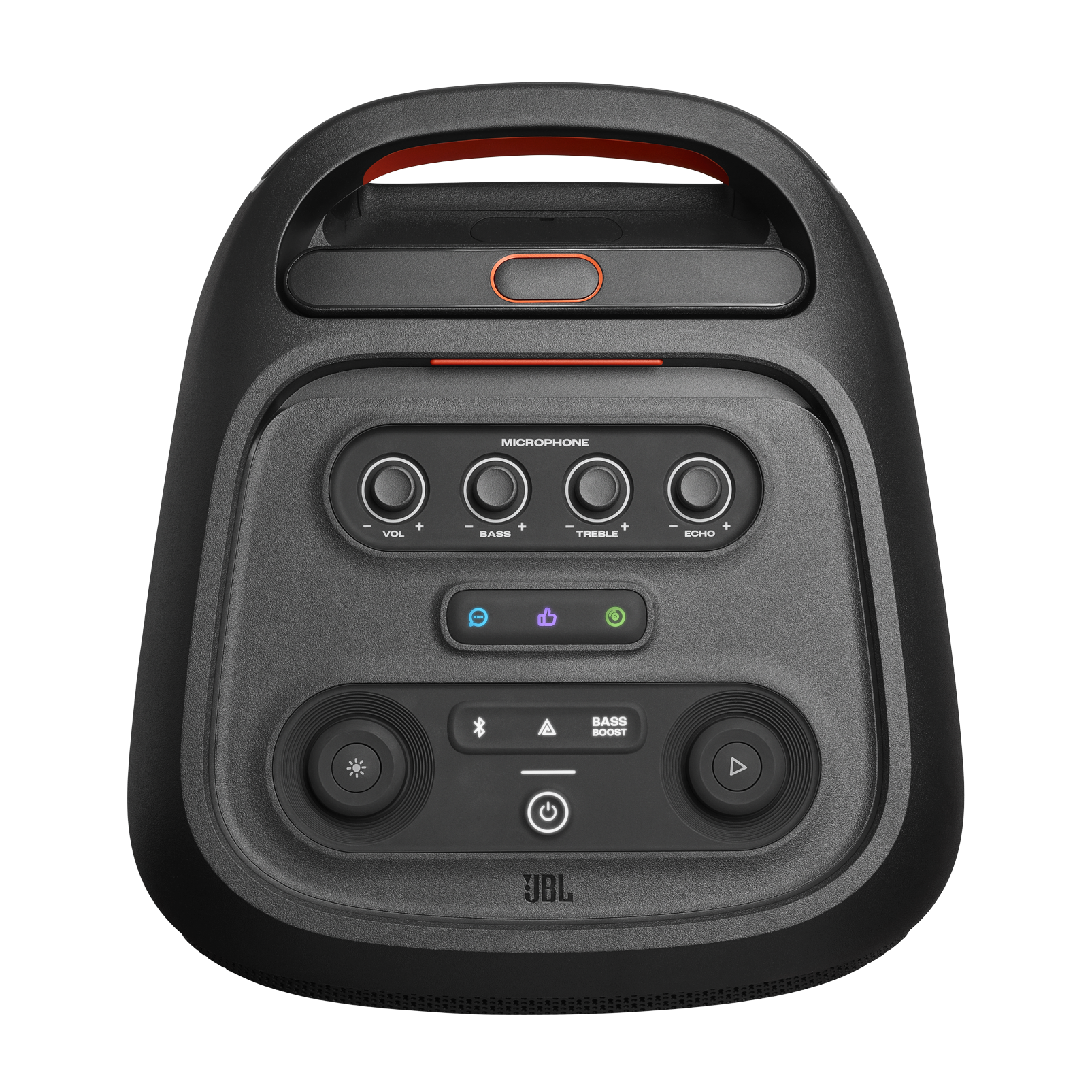 JBL PartyBox Stage 320 - Black - Portable party speaker with wheels - Detailshot 1