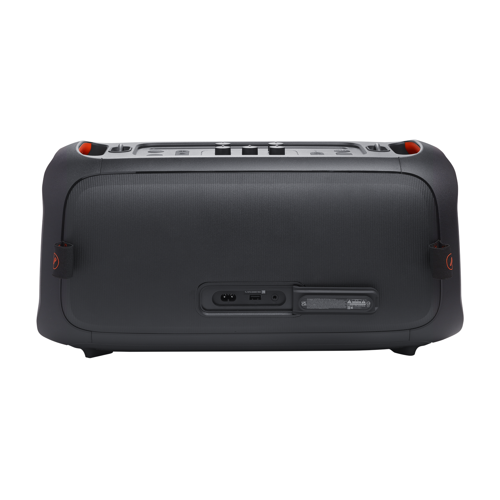 JBL PartyBox On-the-Go Essential - Black - Portable party speaker with built-in lights and wireless mic - Detailshot 5