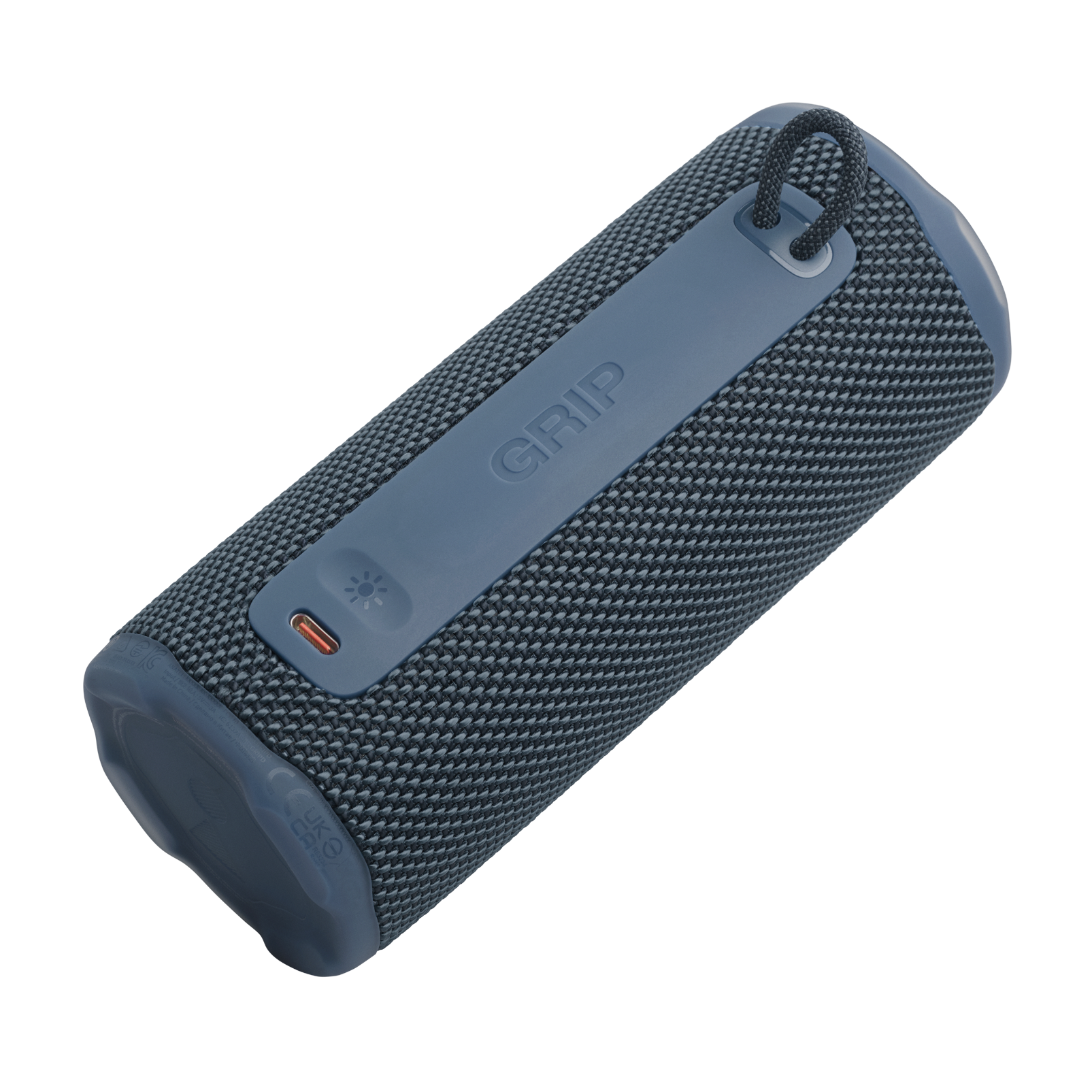 JBL Grip - Blue - Compact Bluetooth speaker with bold JBL Pro Sound and ambient light - Detailshot 2
