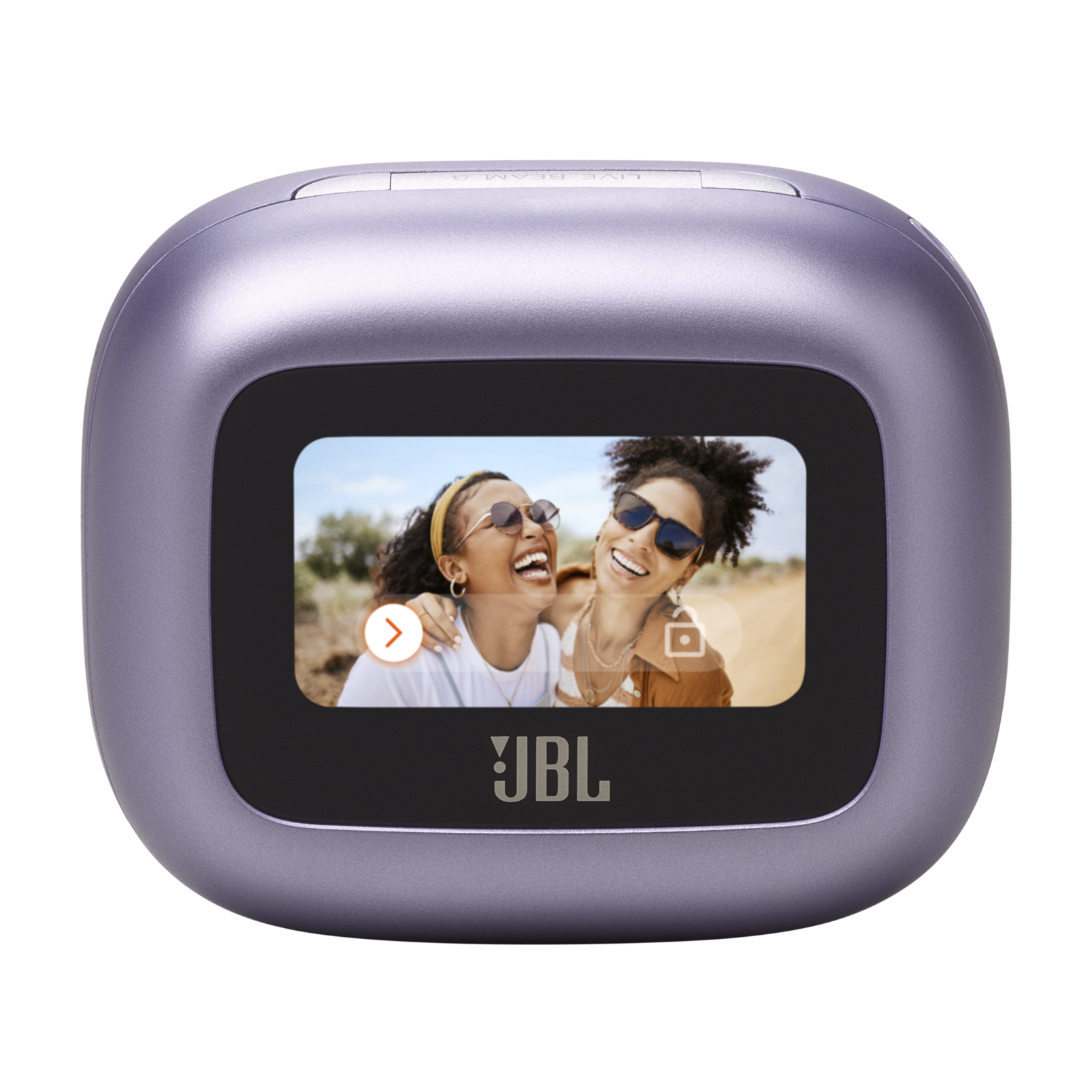 JBL Live Beam 3 - Purple - True wireless noise-cancelling closed-stick earbuds - Detailshot 2