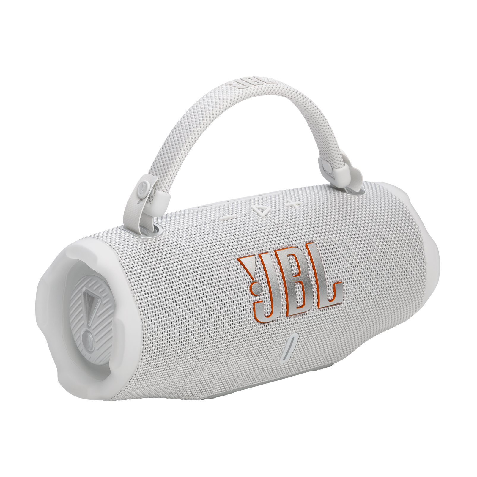 JBL Charge 6 - White - Portable waterproof and drop-proof Bluetooth speaker - Detailshot 1
