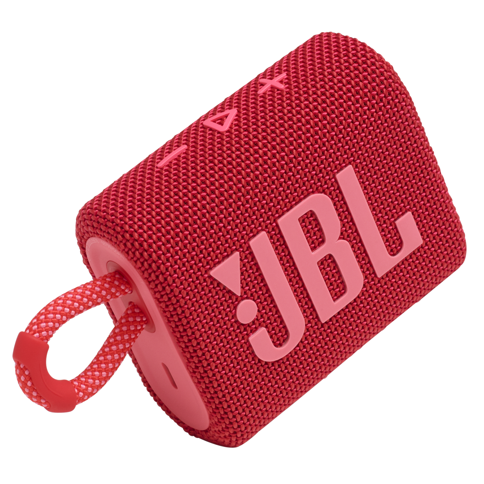 JBL Go 3 - Red - Portable Waterproof Speaker - Detailshot 1