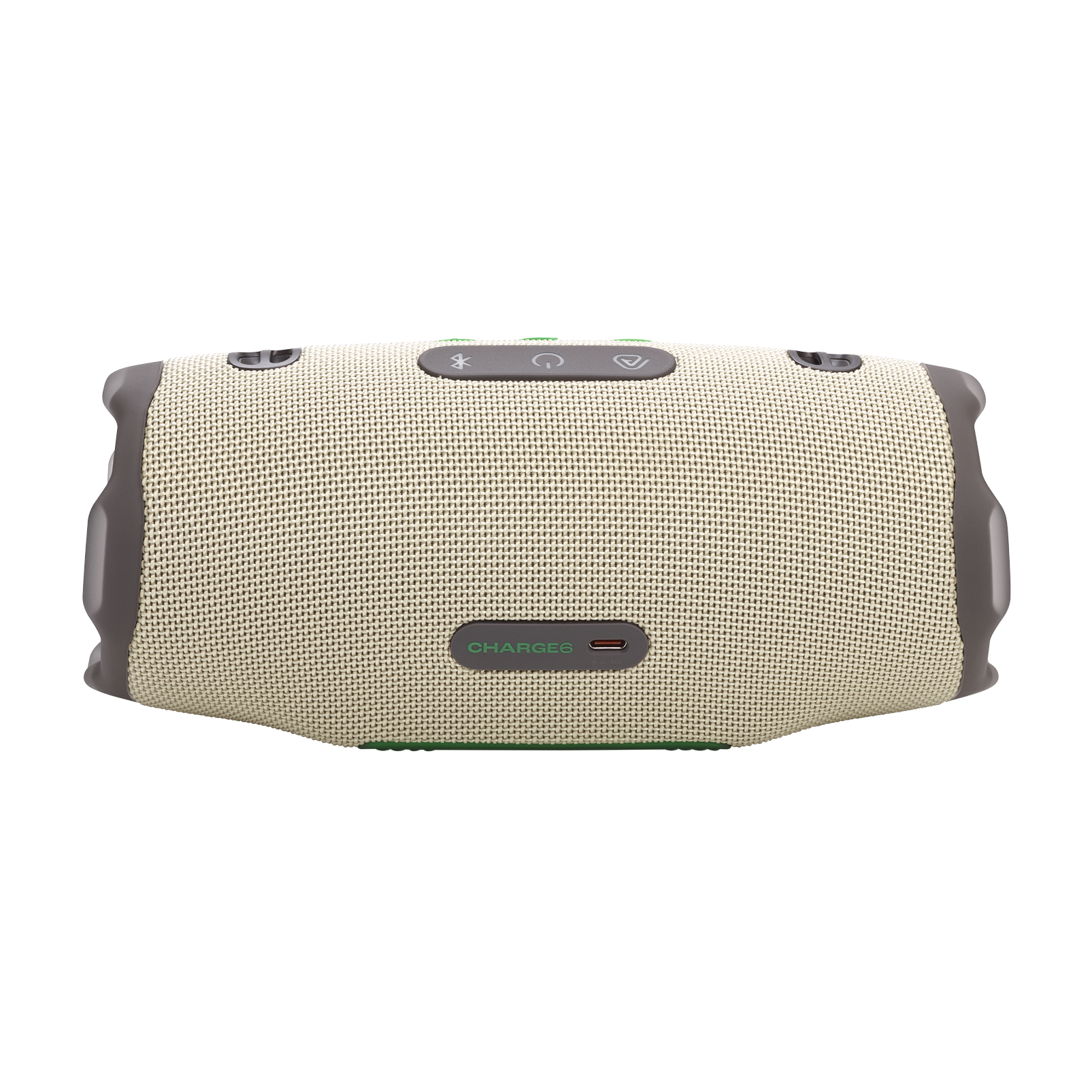 JBL Charge 6 - Sand - Portable waterproof and drop-proof Bluetooth speaker - Back