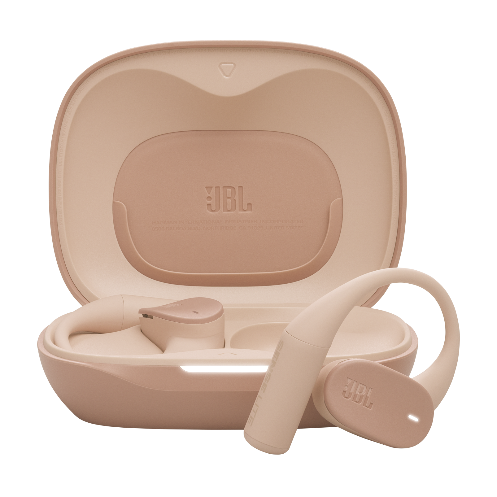 JBL Sense Lite - Beige - True Wireless Open-ear Headphones - Hero